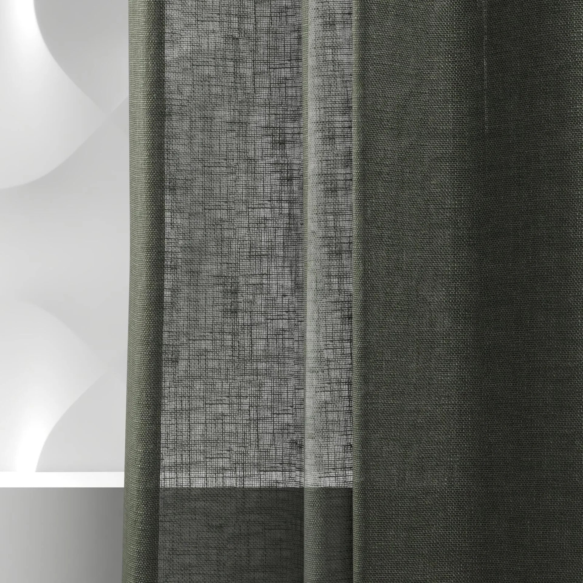 Detailed view of Kanso Stonewash Moss