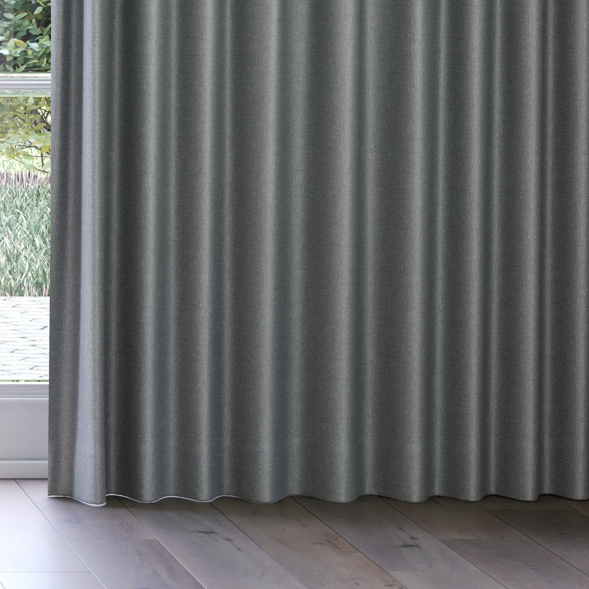 Bottom view of Tonga Iron, on curtain rail