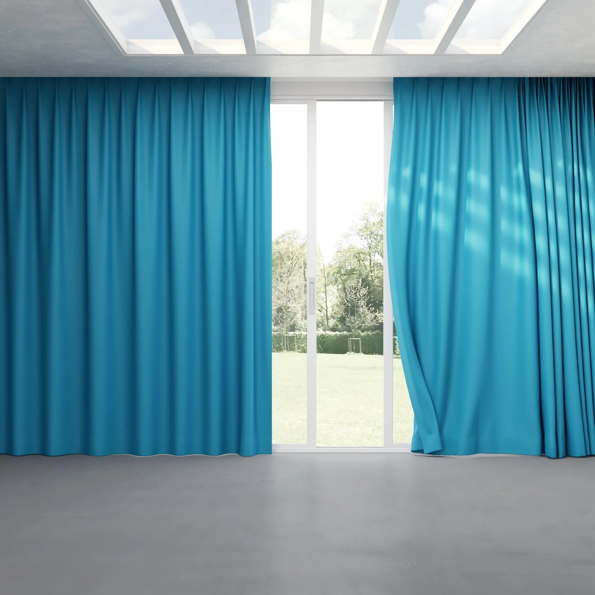 Full view of Ultra Dim Scuba, pinch pleat