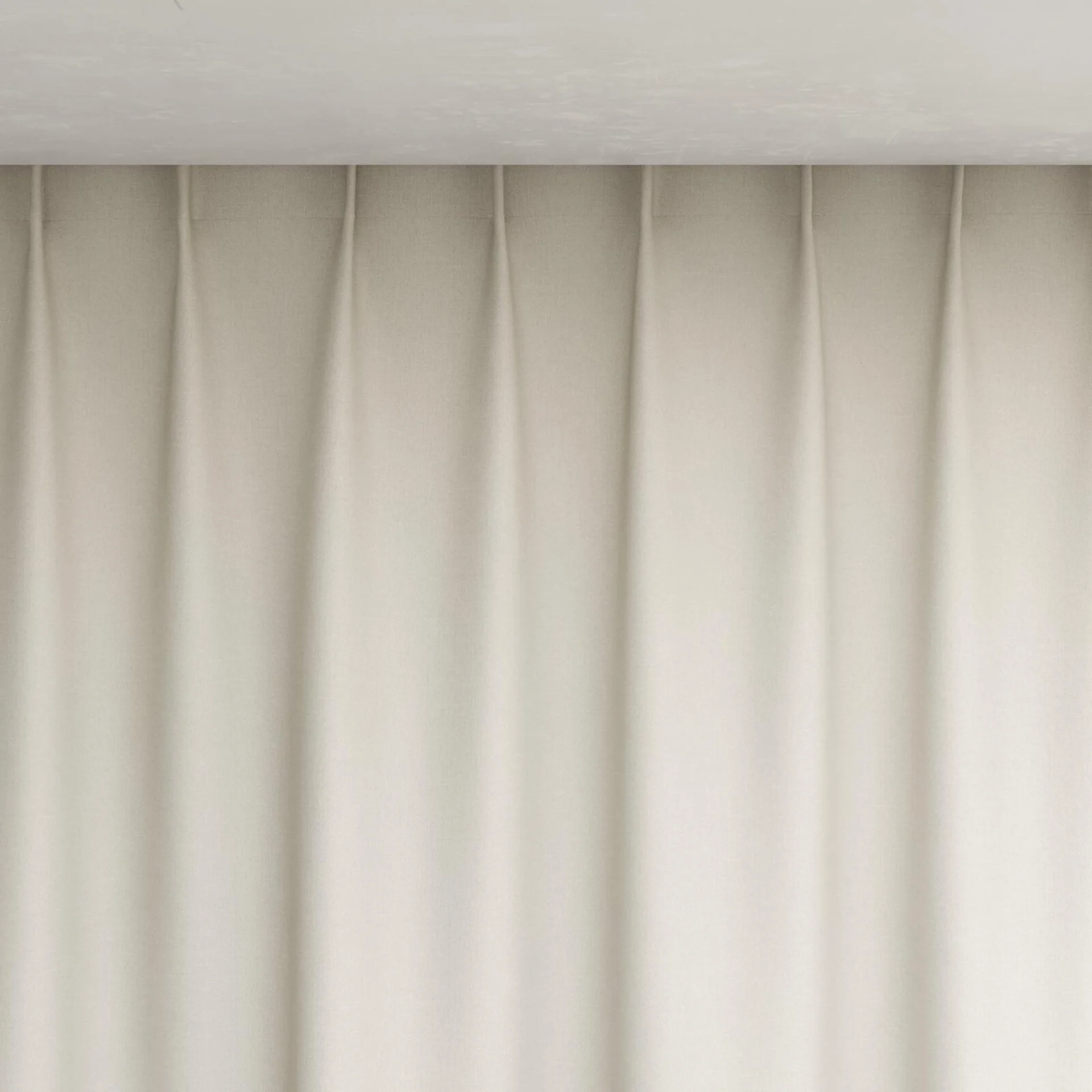 Top view of Kanvas Nougat, pinch pleat