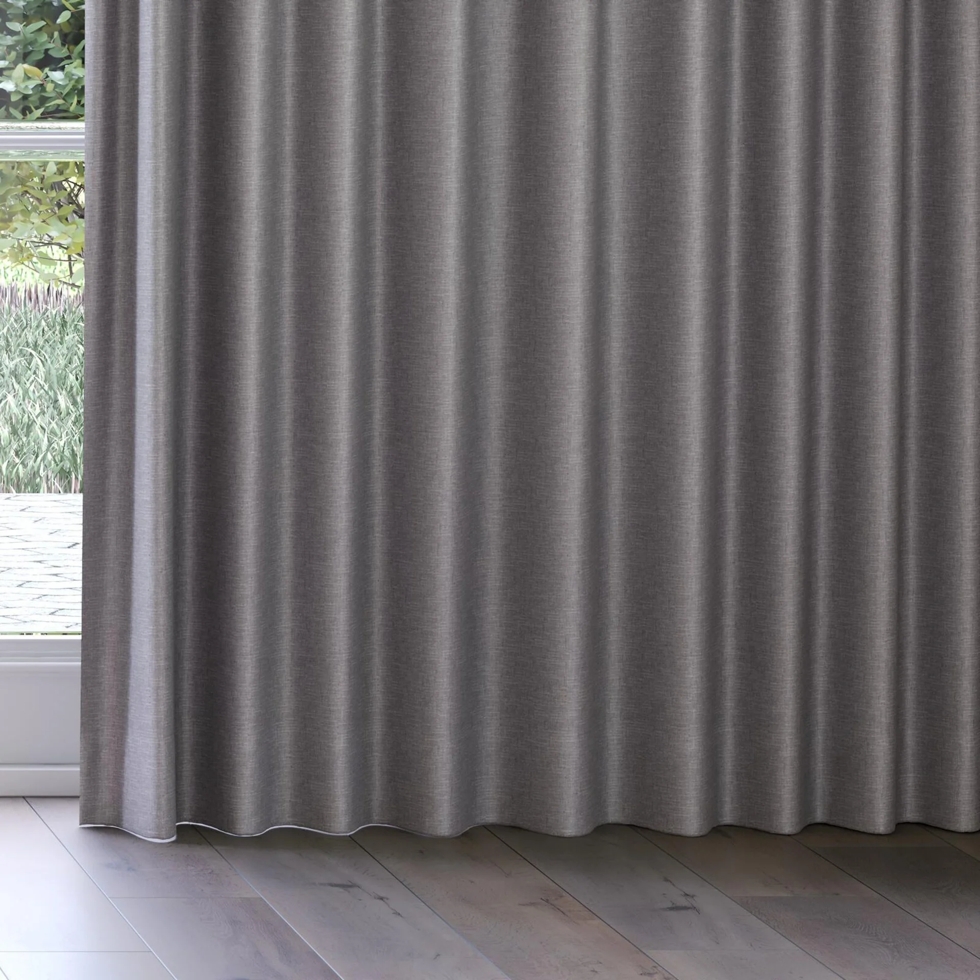 Bottom view of Tonto Slate, on curtain rail