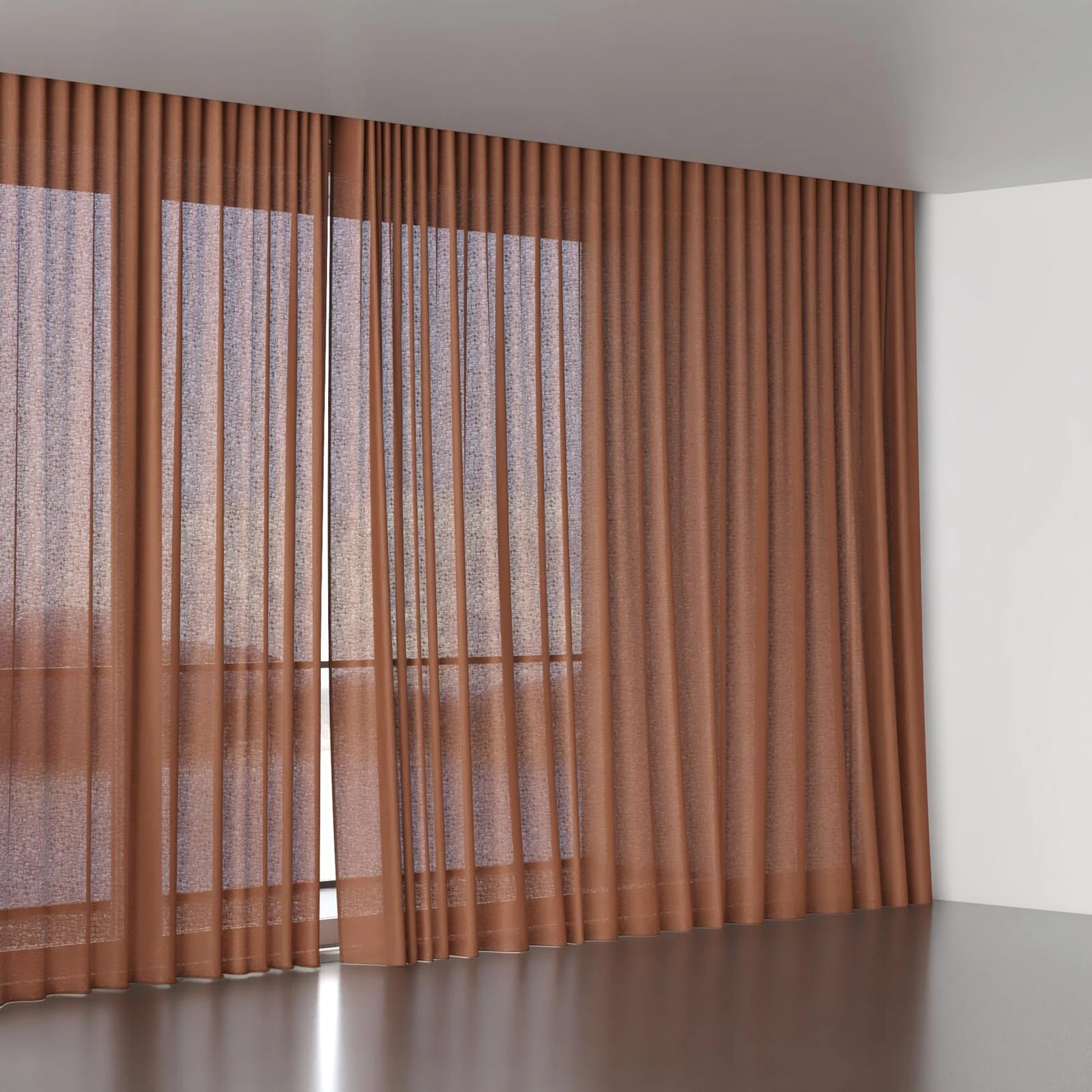 Full view of Laconia Air Brick, wave pleat