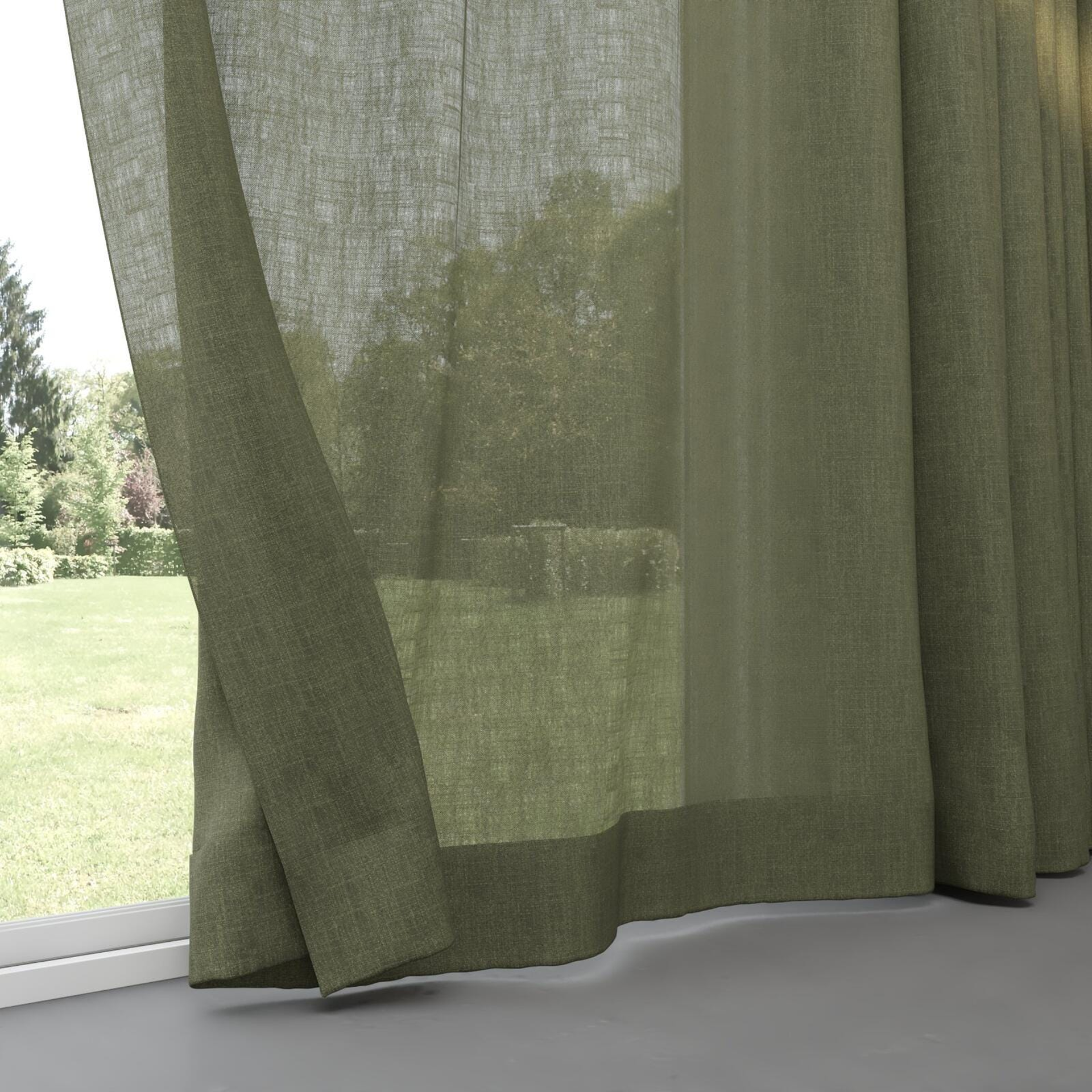 Bottom view of Motion Jungle, pinch pleat