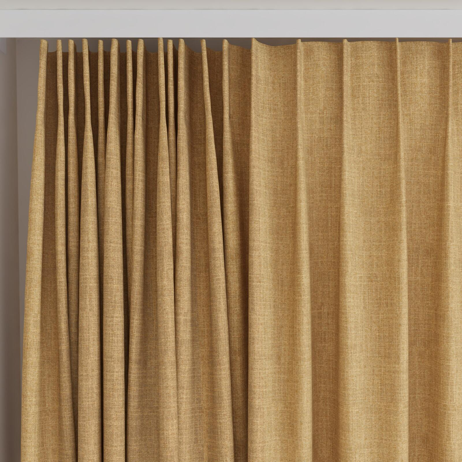 Top view of Motion Gold, on curtain rail