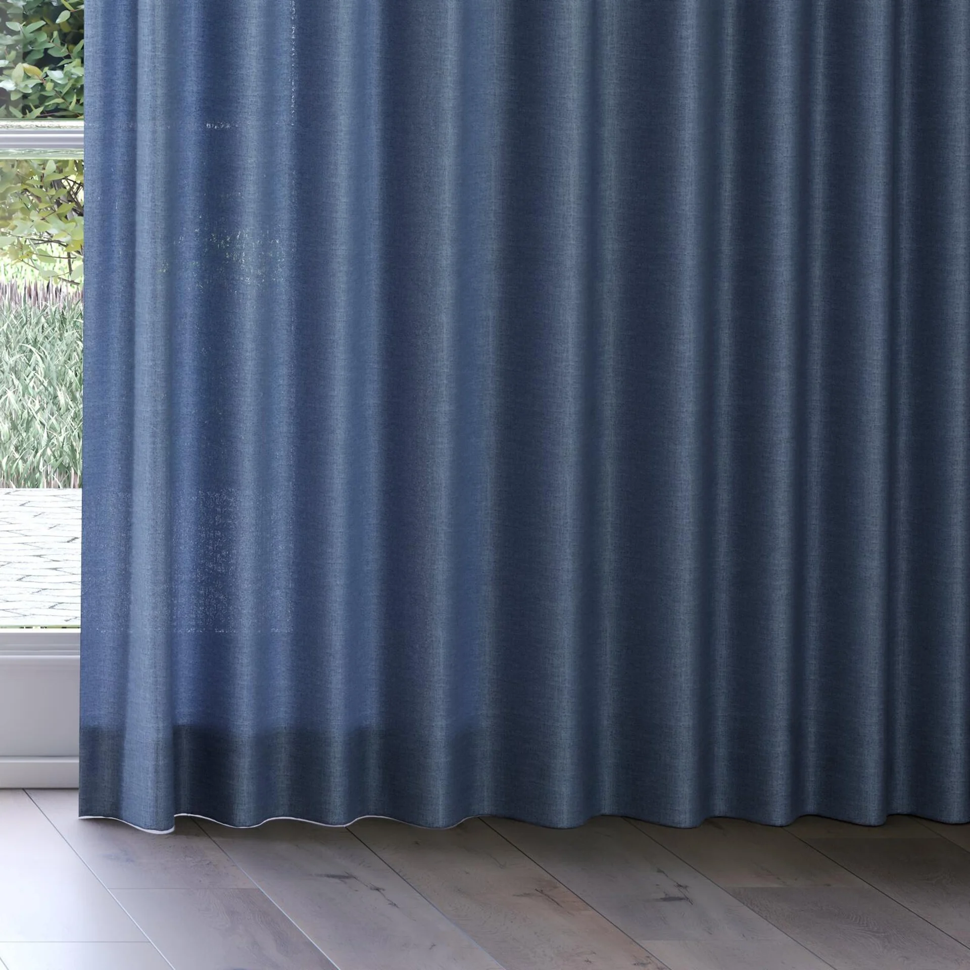 Bottom view of Motion Marine, on curtain rail