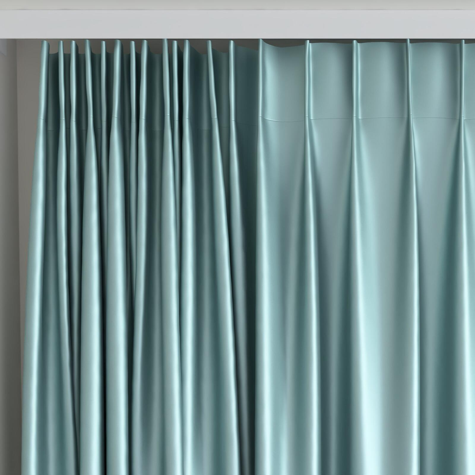 Top view of North Face Spa, on curtain rail