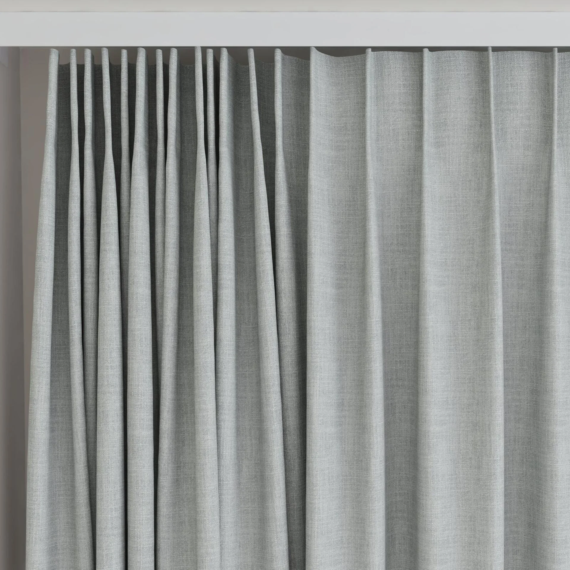 Top view of Mauritius Limestone, on curtain rail