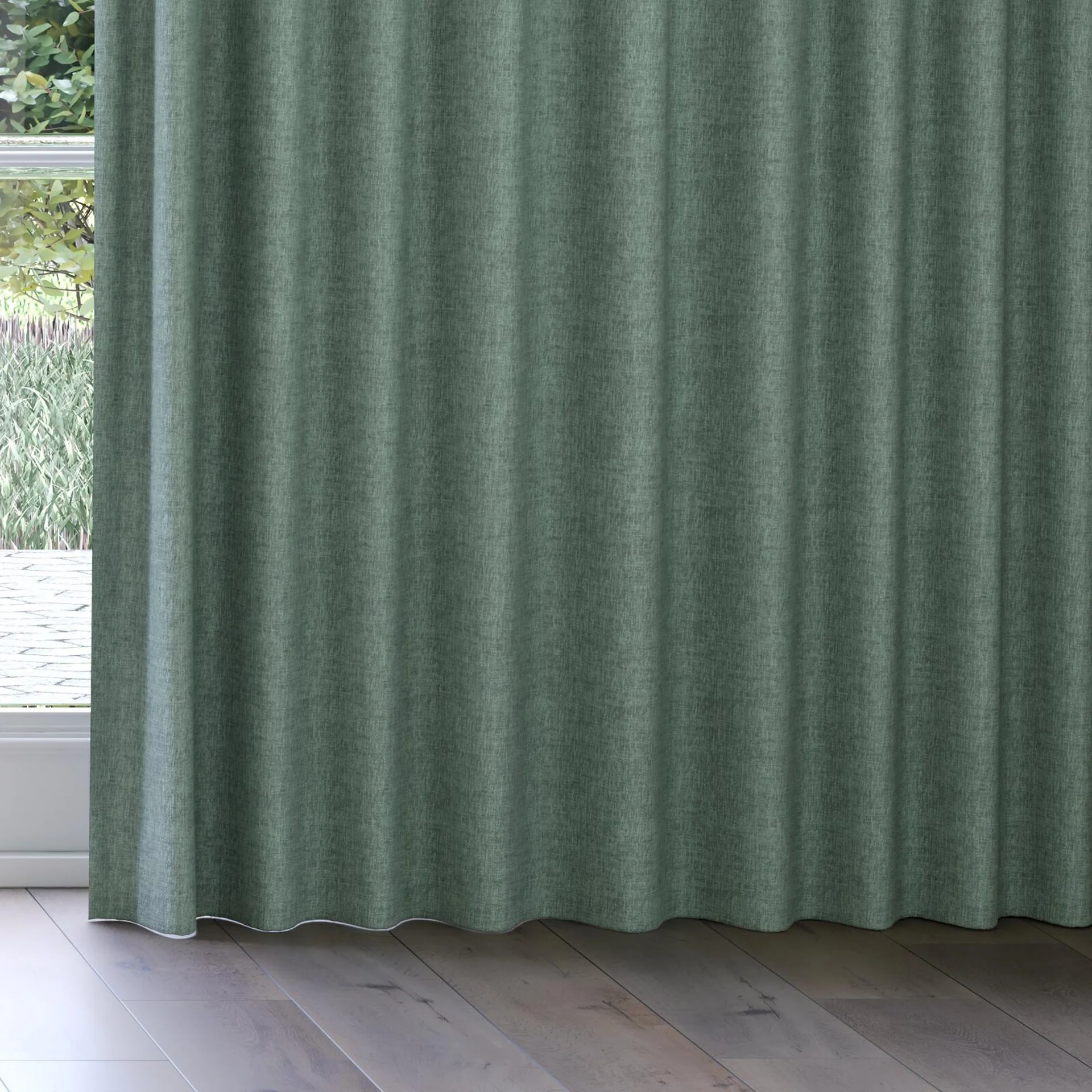 Bottom view of Earthwild Jungle, on curtain rail