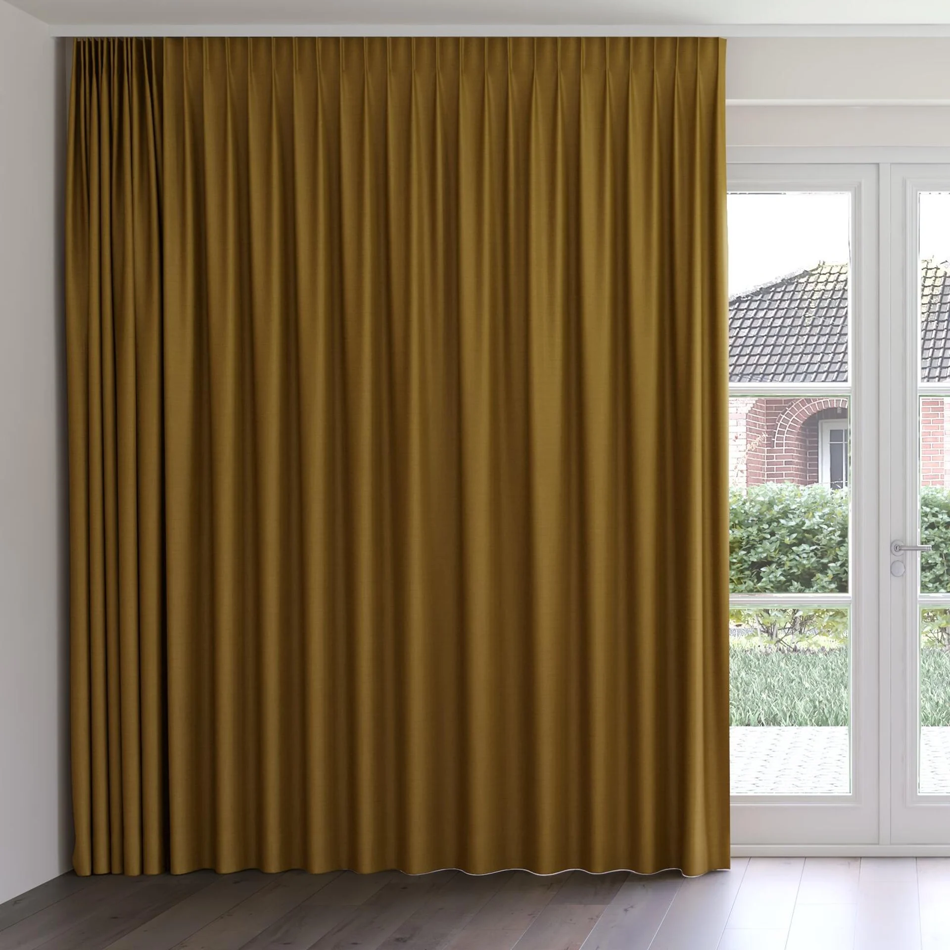 Front view of Linex Boa, on curtain rail