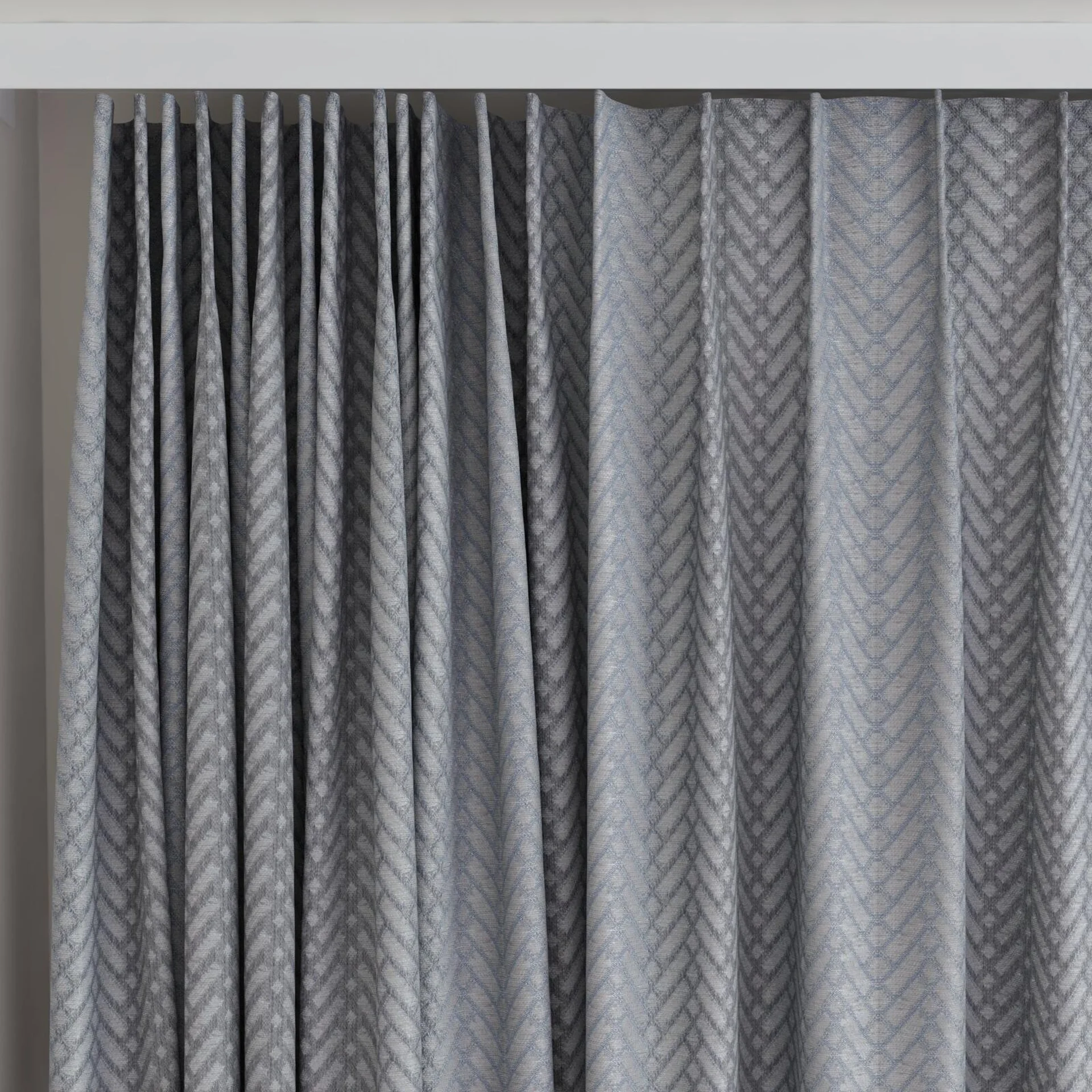 Top view of Laneway Cloud, on curtain rail