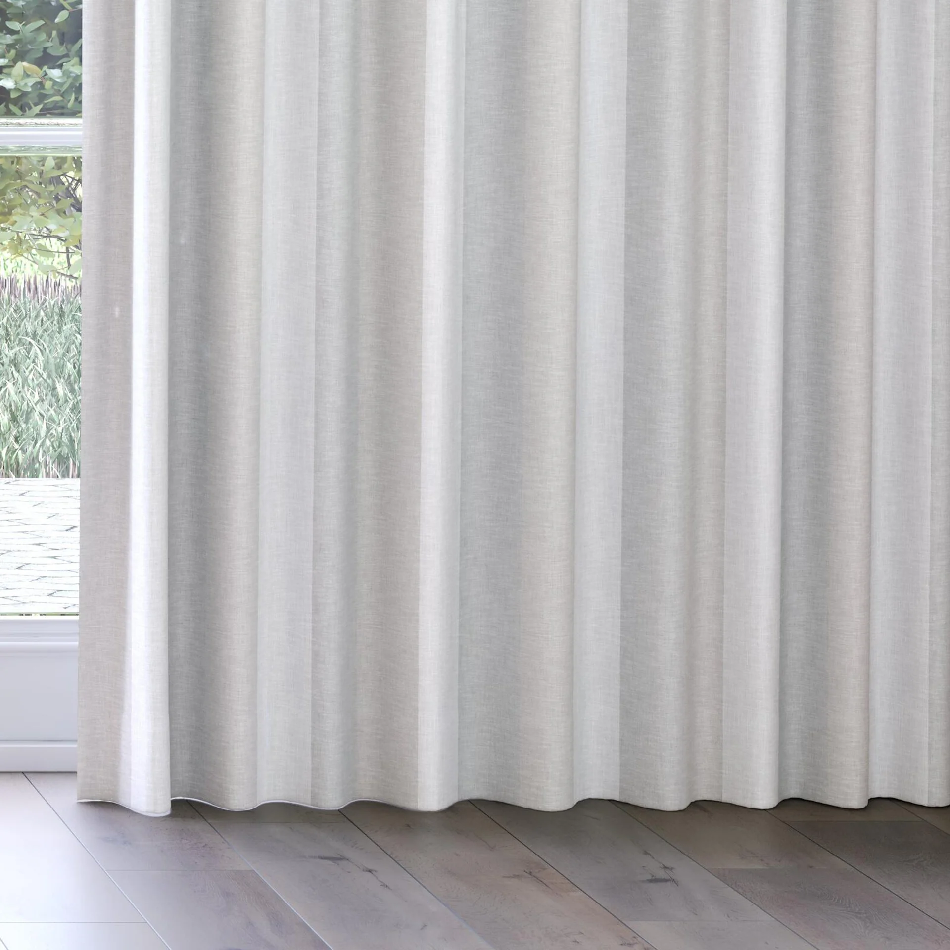Bottom view of Tully Limestone, on curtain rail