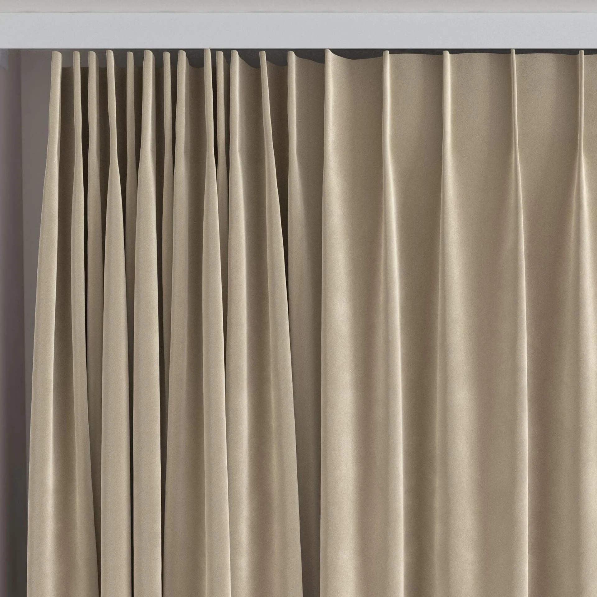 Top view of Verbier Dune, on curtain rail