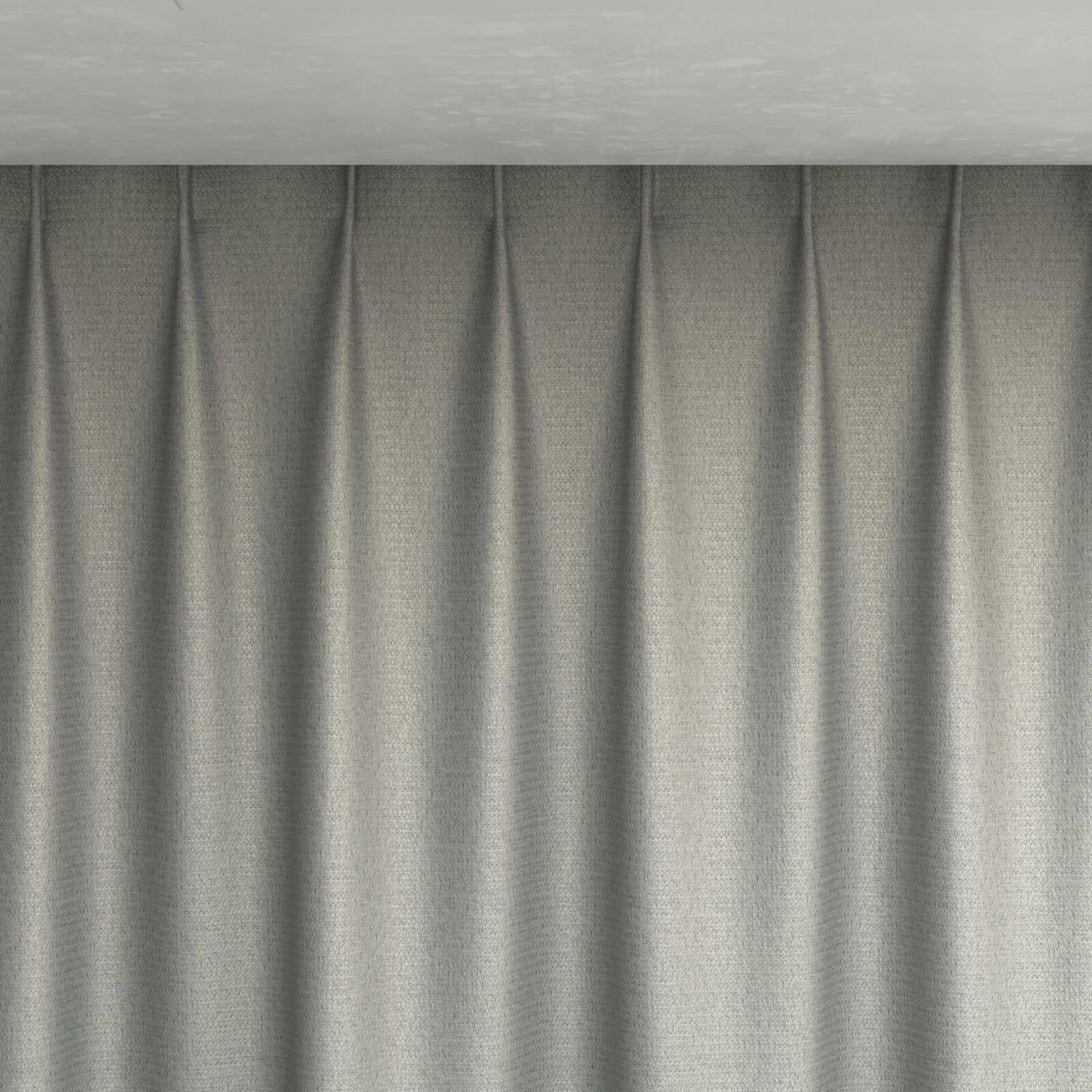 Top view of Kennedy II Blackout Stone, pinch pleat