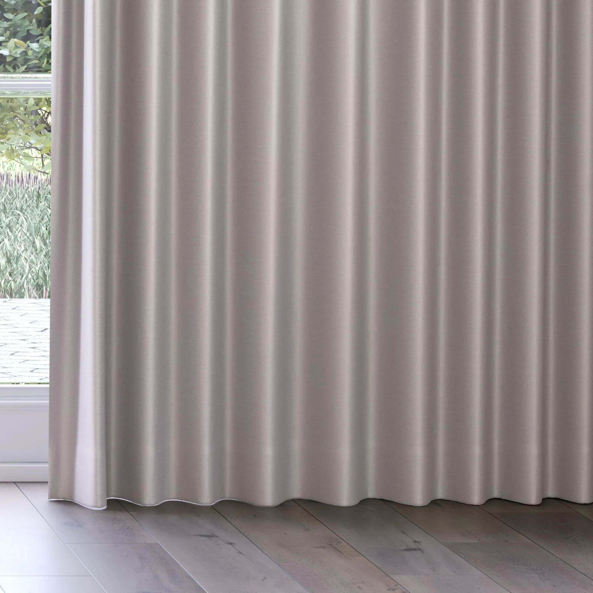 Bottom view of Stallion 2 UC Vapour, on curtain rail