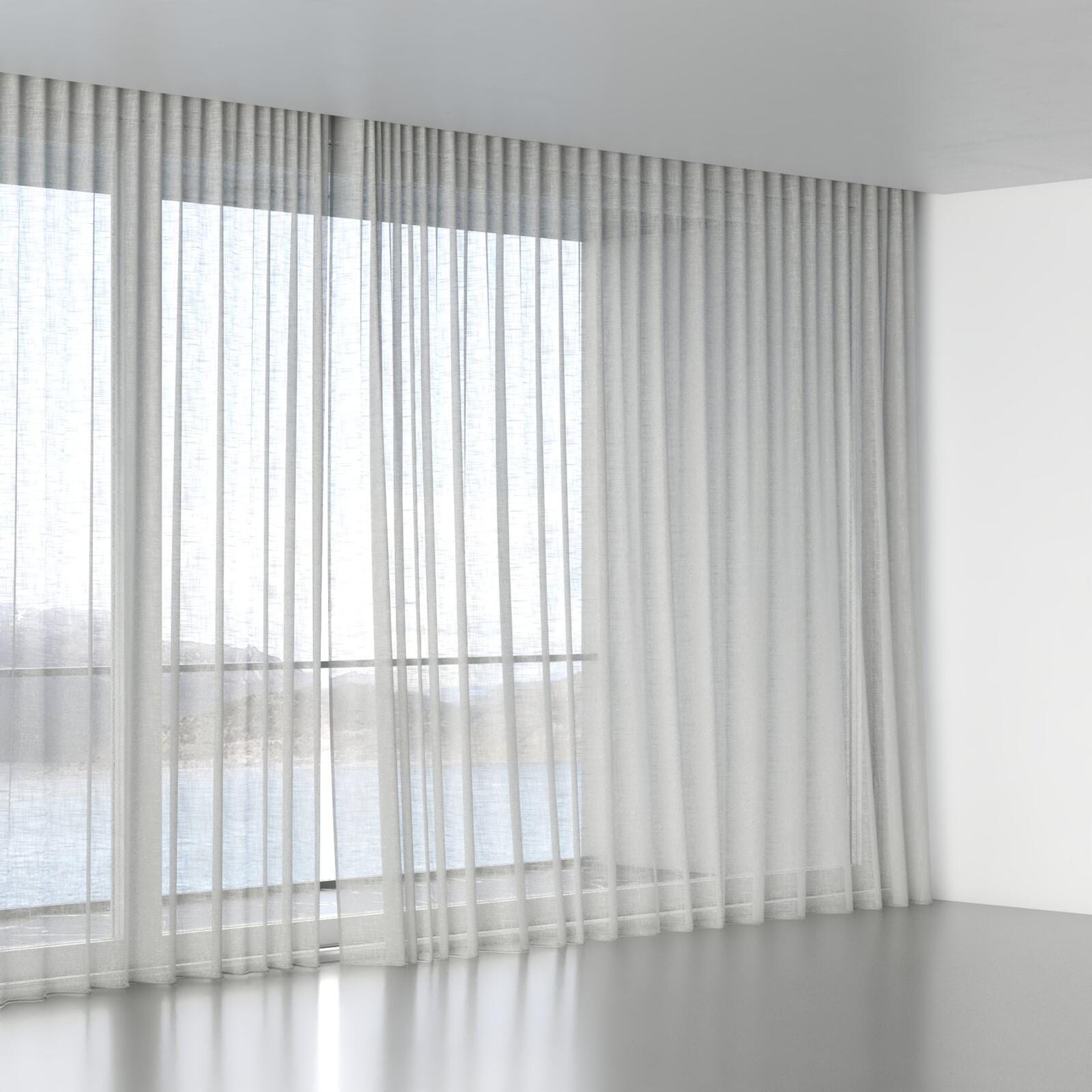 Full view of Savina Cement, wave pleat