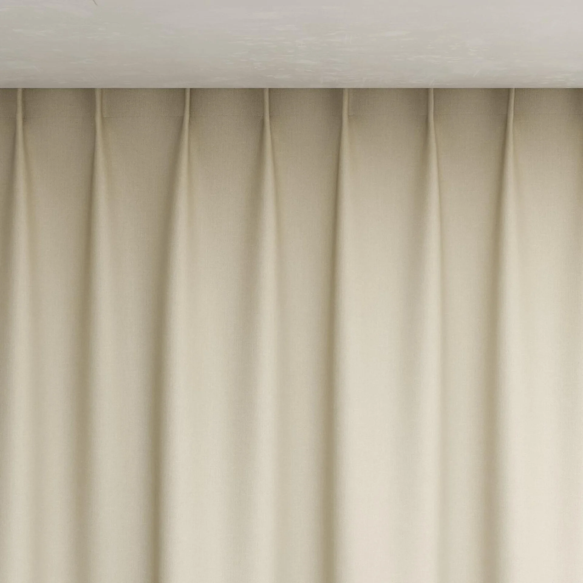 Top view of Kanvas Sand, pinch pleat