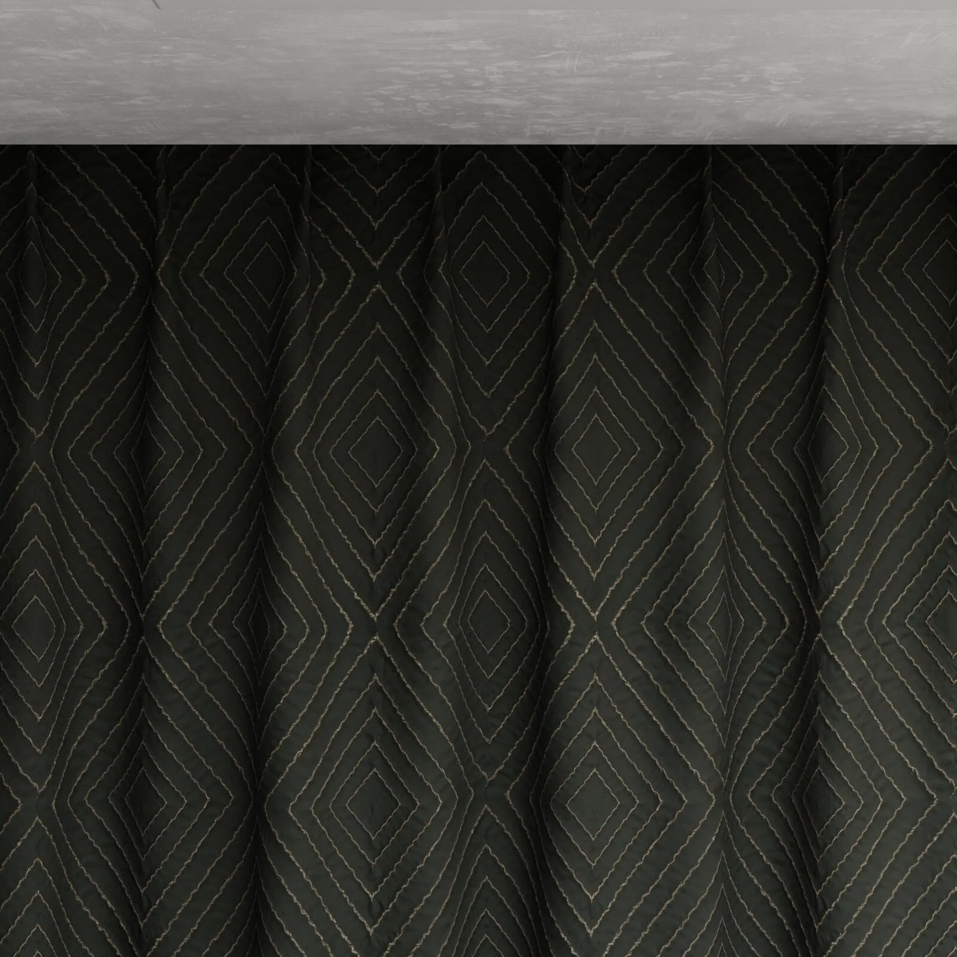 Top view of Intuition Carbon, pinch pleat