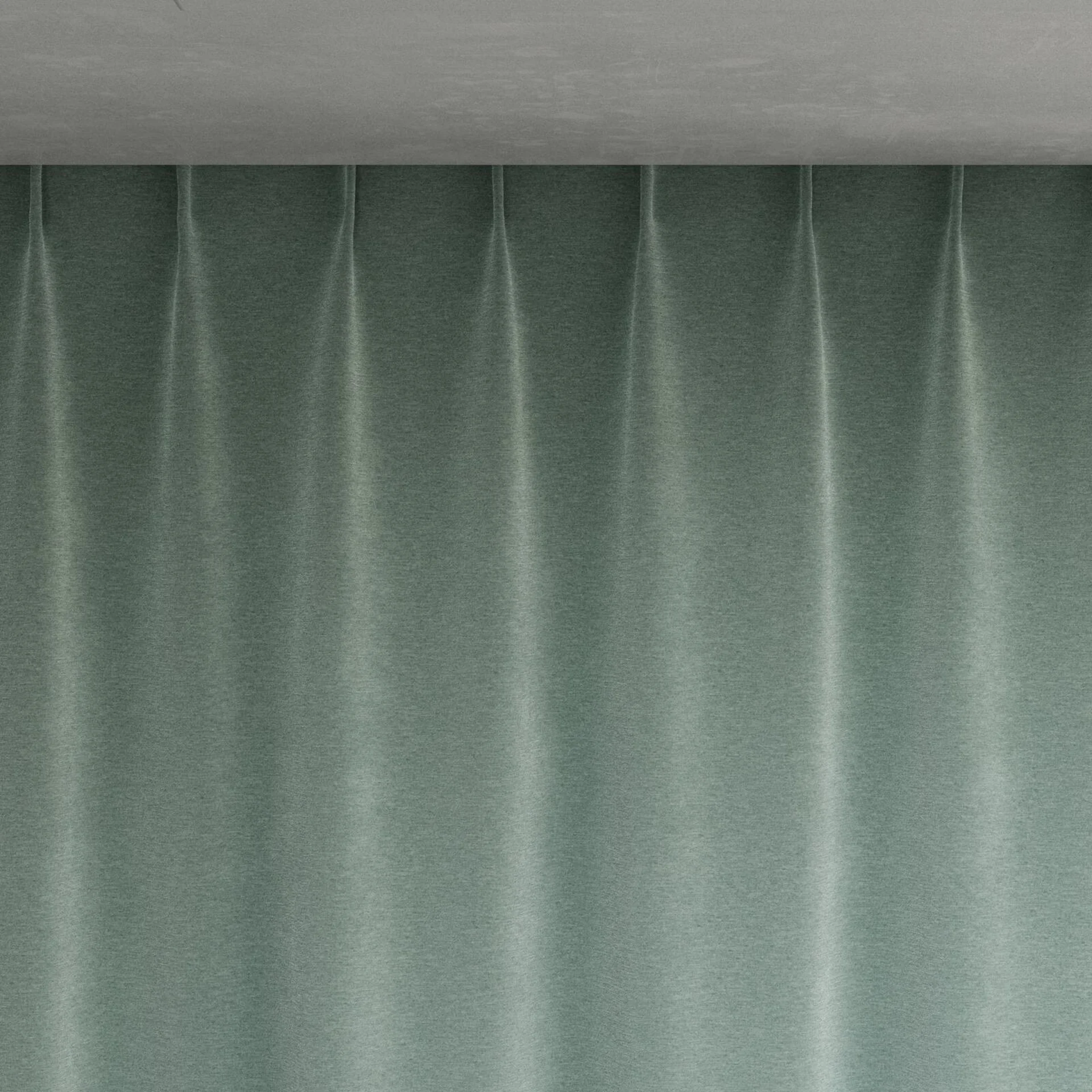 Top view of Geneva Mineral, pinch pleat