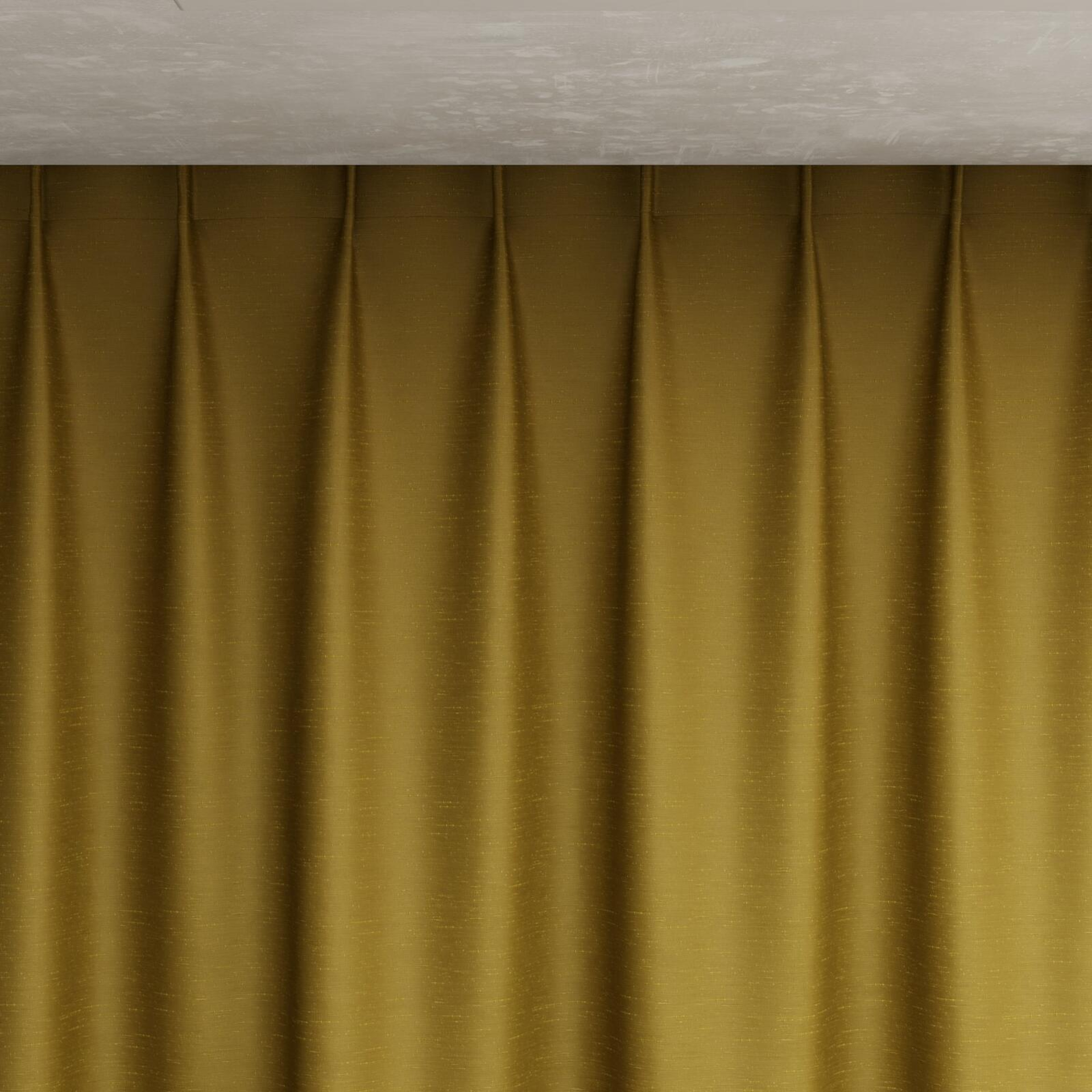 Top view of Silk Road Tarnished, pinch pleat