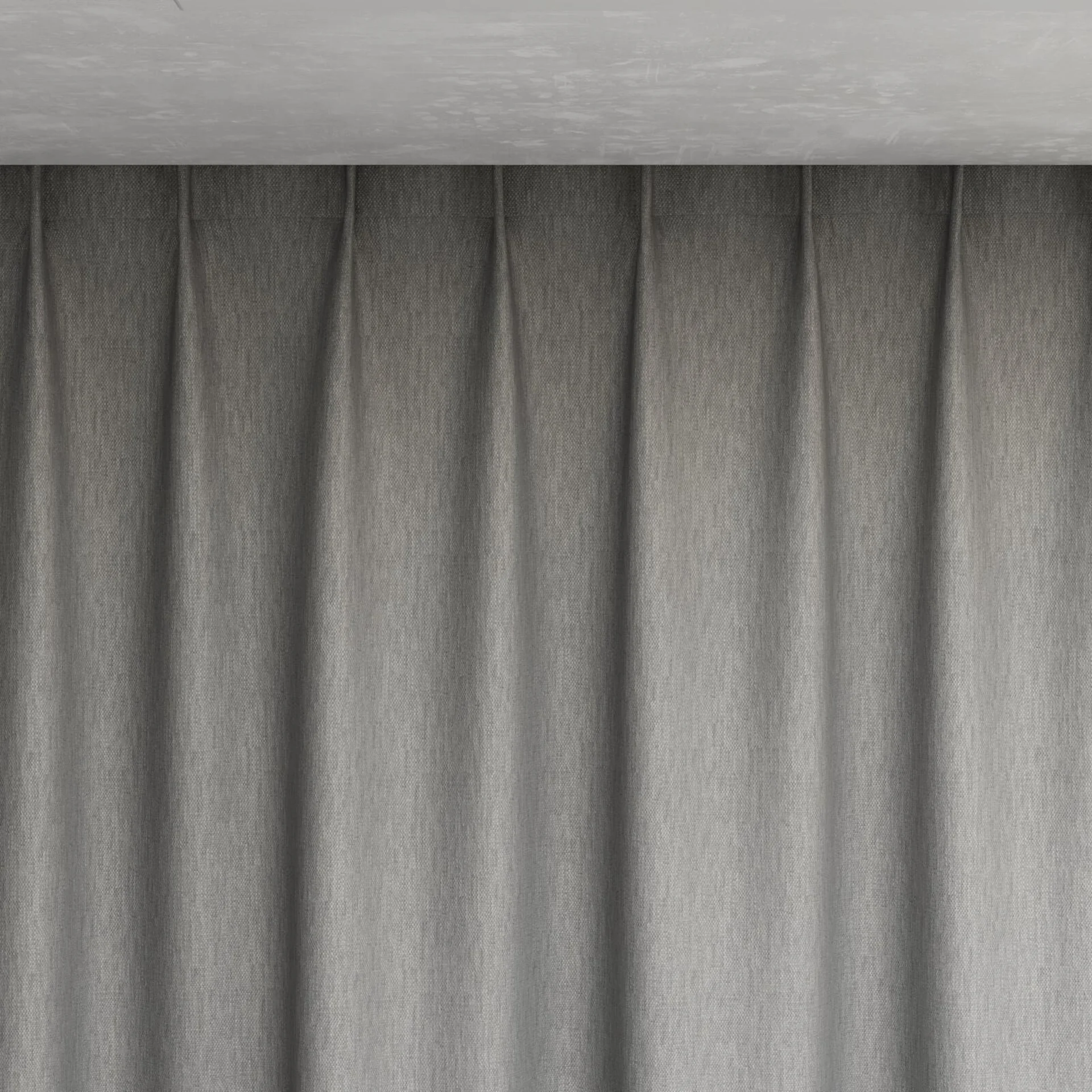 Top view of Cordoba Fog, pinch pleat