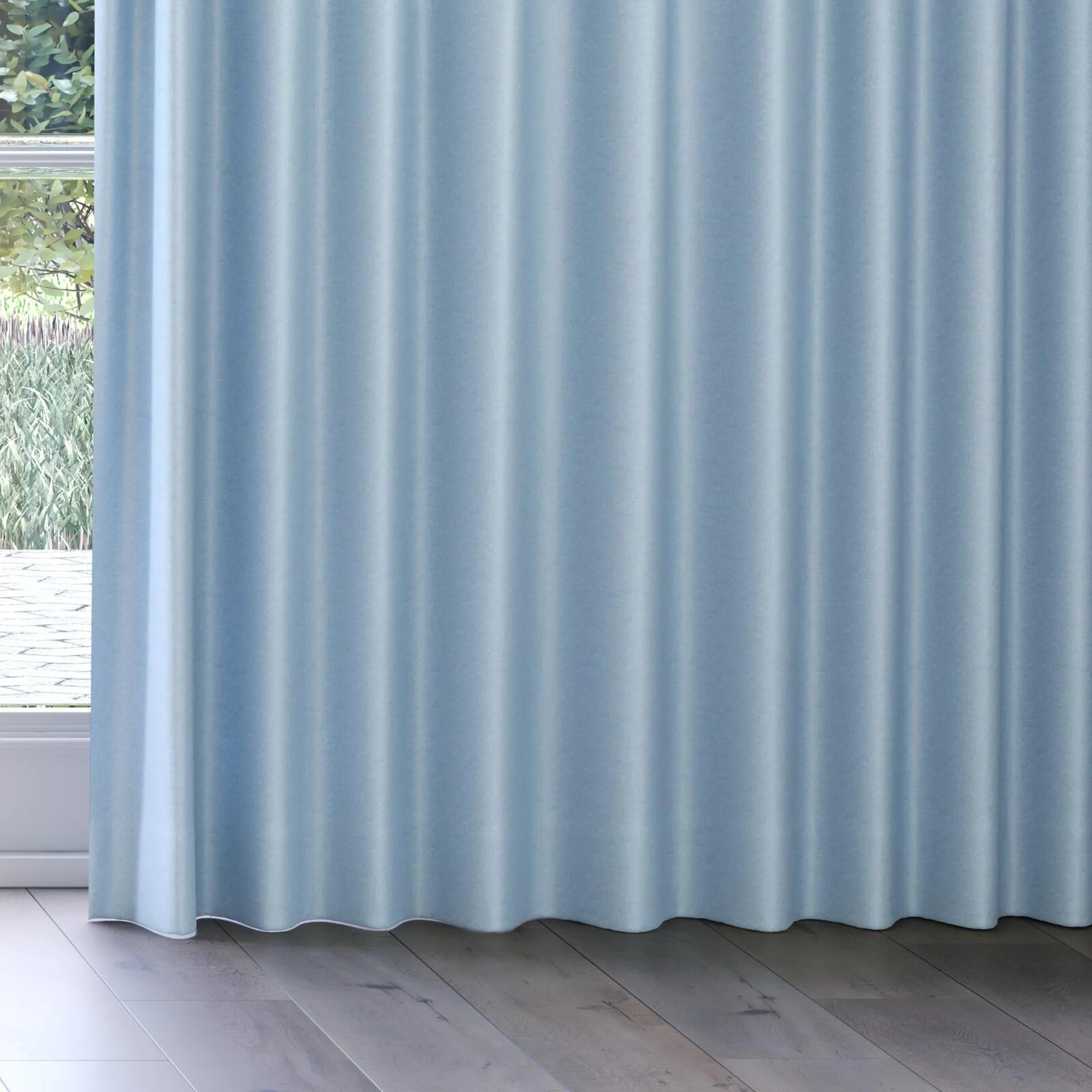 Bottom view of Grove Pool, on curtain rail