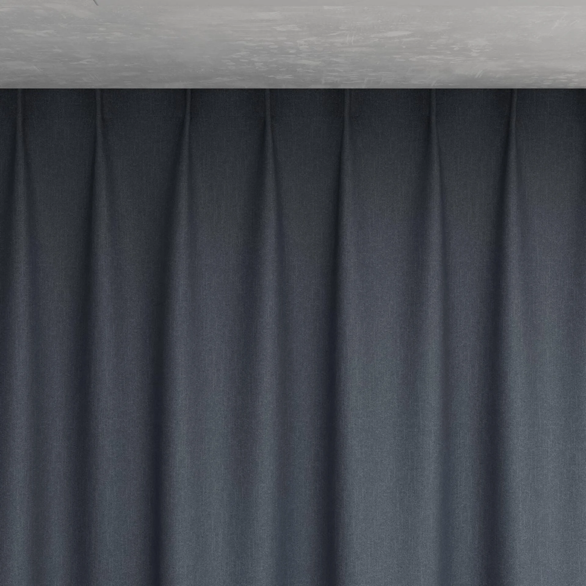 Top view of Excel Navy, pinch pleat