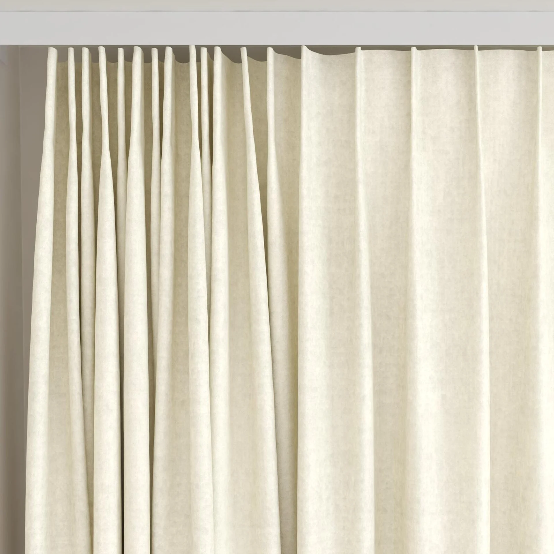 Top view of Monterey Glacier, on curtain rail