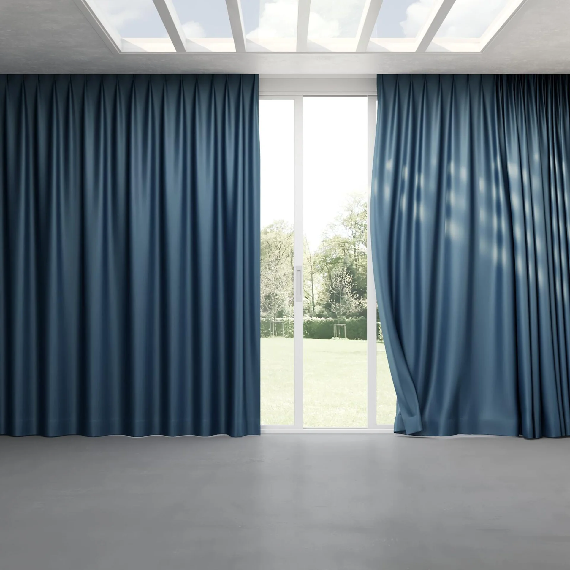 Full view of Stallion 2 UC Delft, pinch pleat