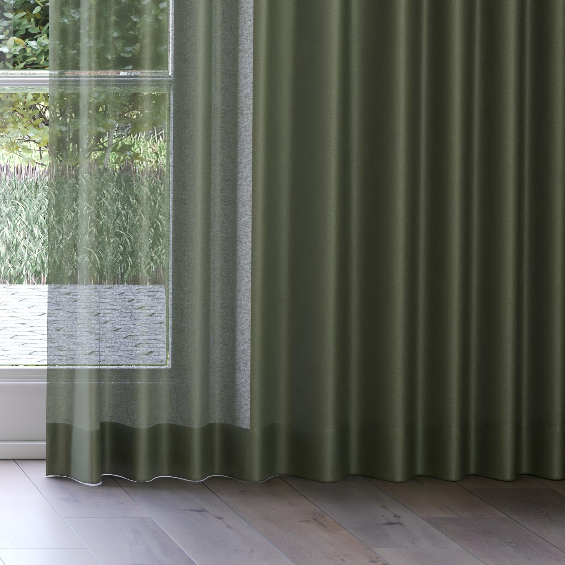 Bottom view of Wategos Rainforest, on curtain rail
