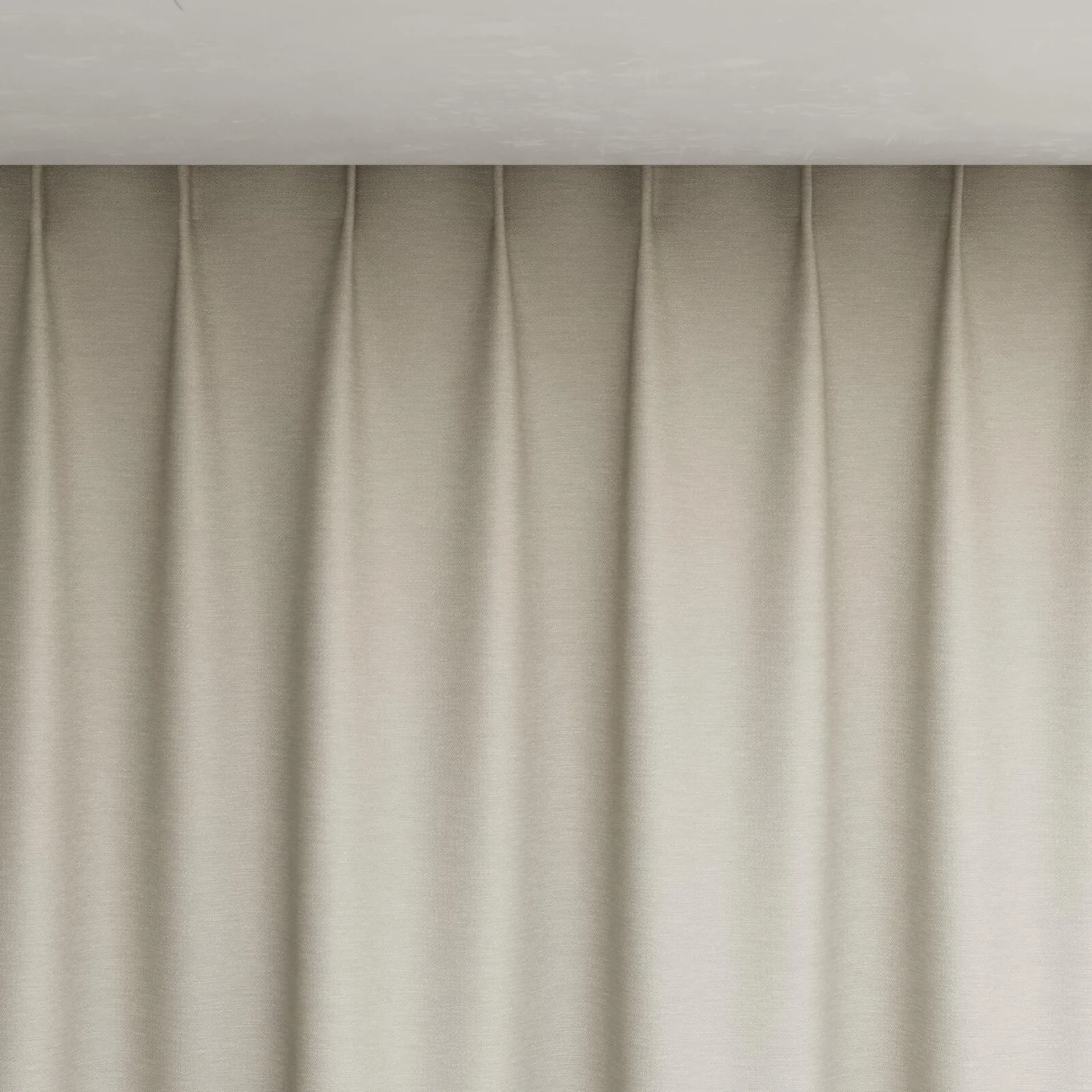 Top view of Colourwash Eco Limestone, pinch pleat