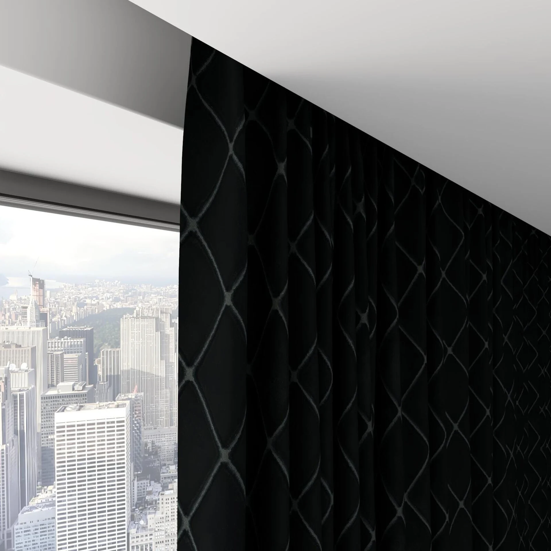 Top view of Pantheon Onyx, on hidden rail