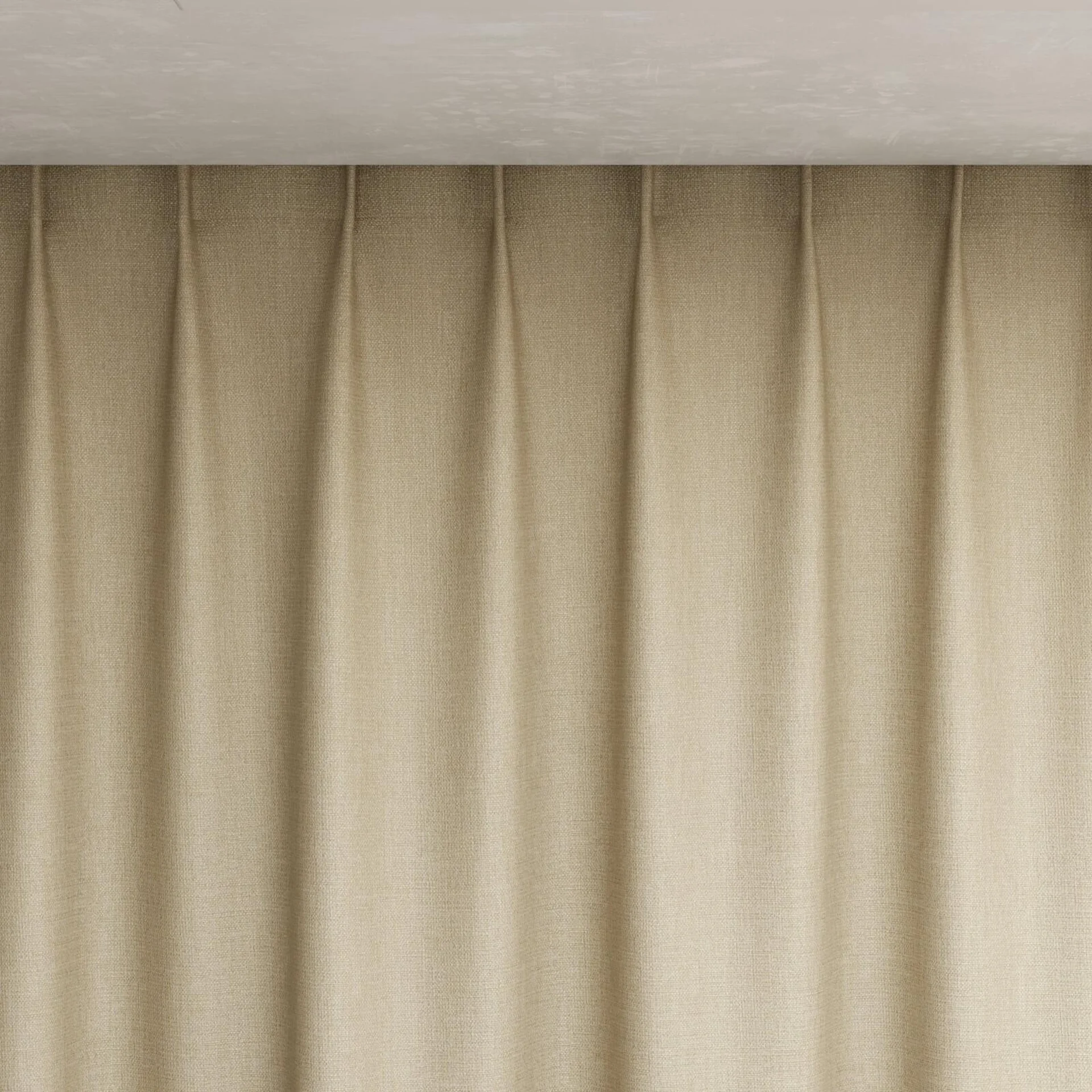 Top view of Gent Sesame, pinch pleat