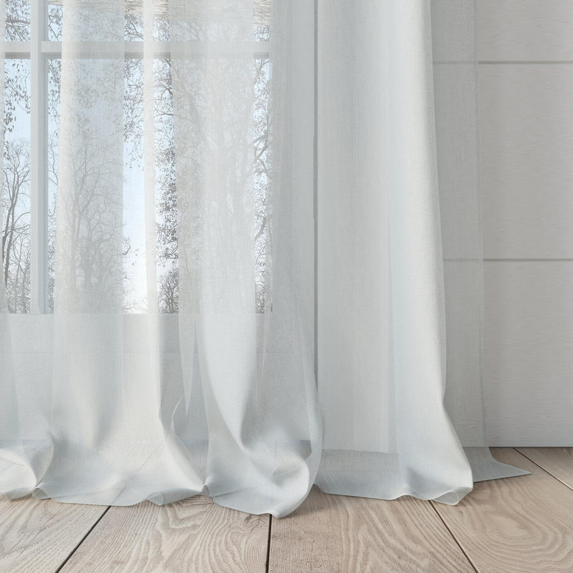 Bottom view of Sardinia Coast, puddled, on curtain rod