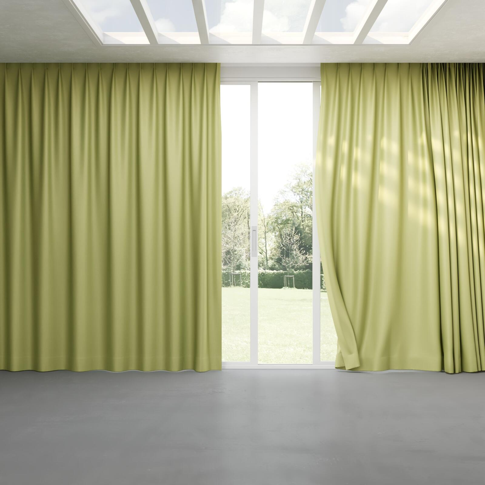 Full view of Re-Vive Leaf, pinch pleat