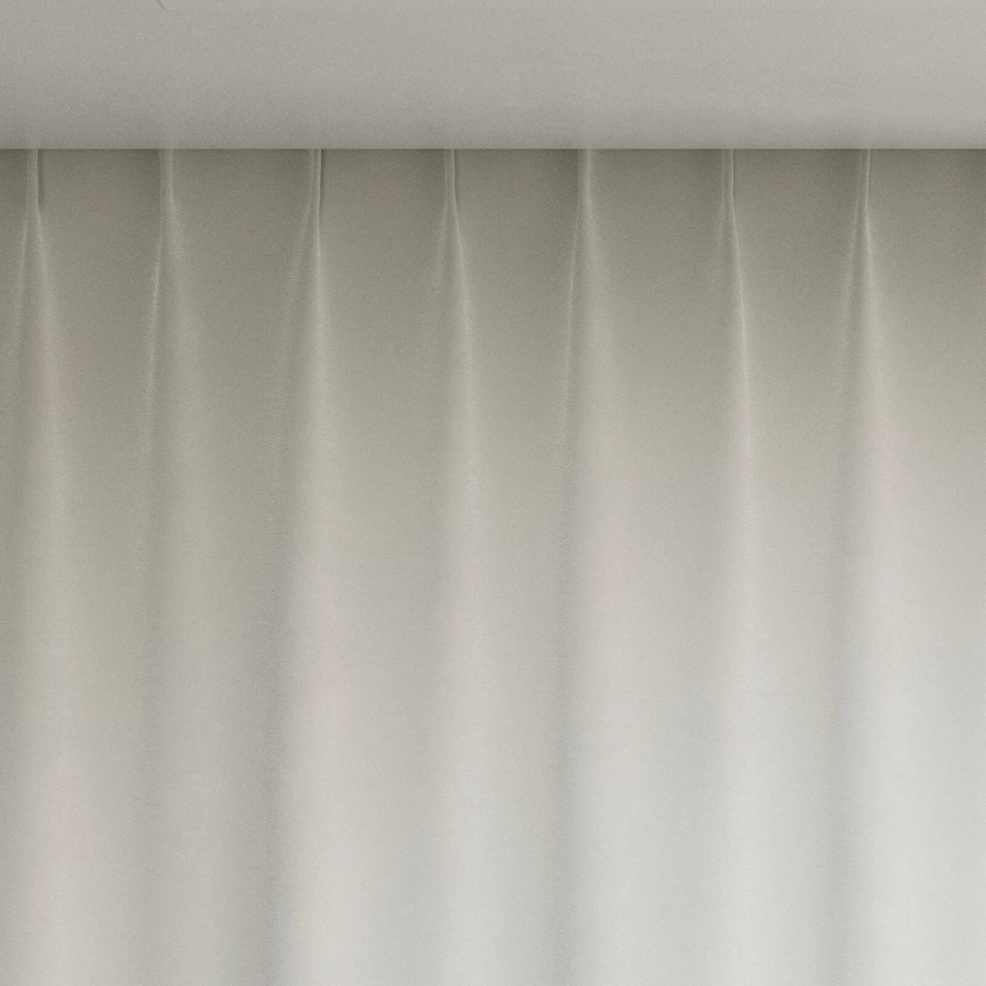 Top view of Geneva Swan, pinch pleat