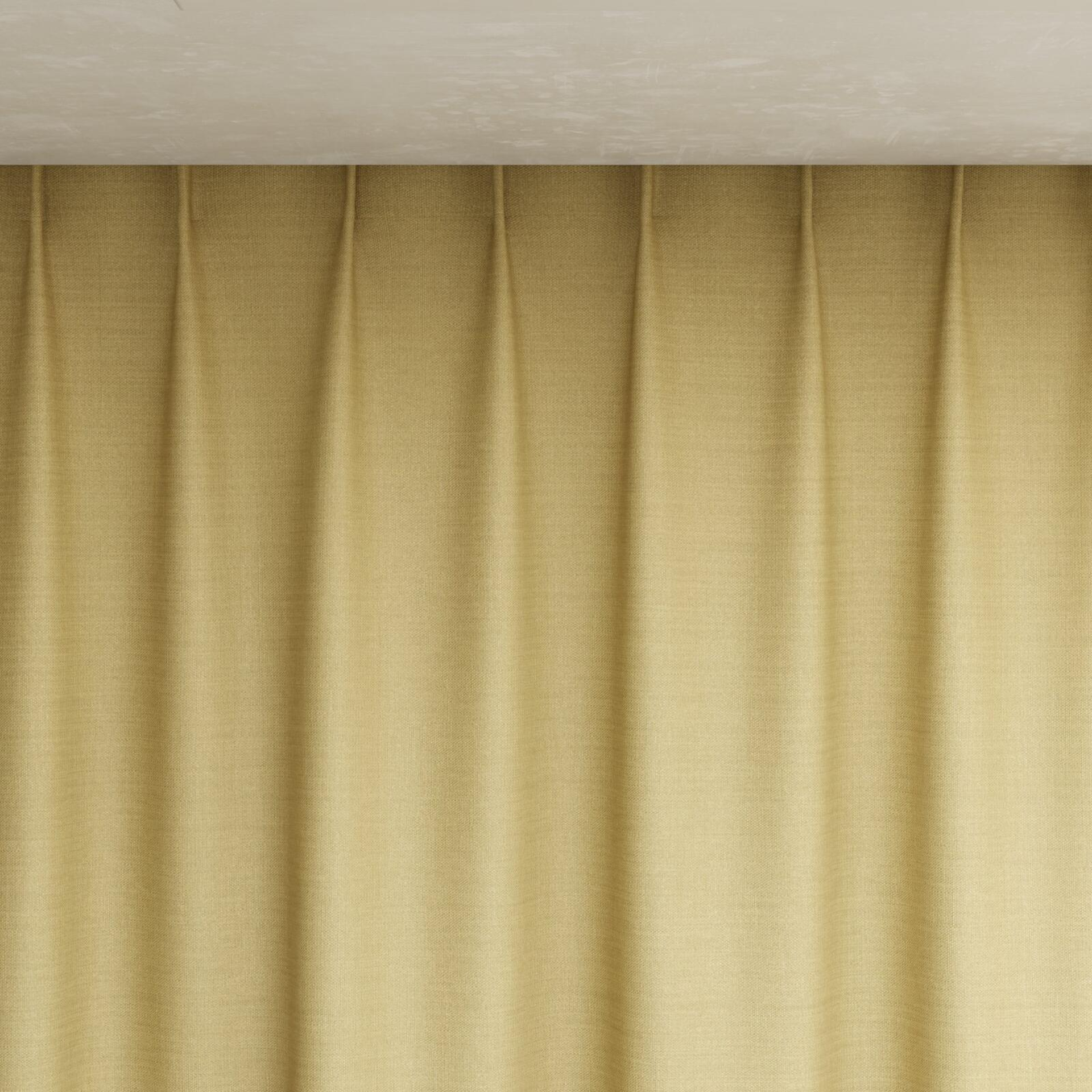 Top view of Linex Sand, pinch pleat