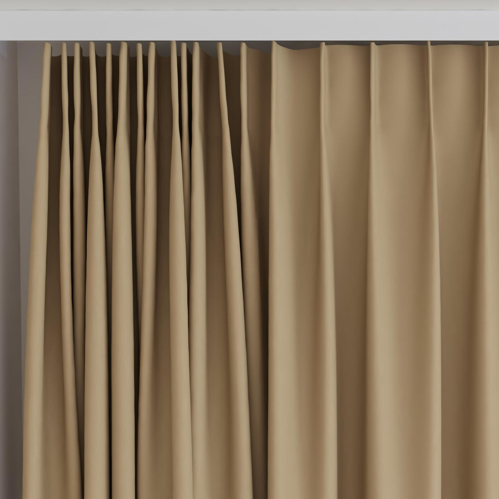 Top view of Vela Sponge, on curtain rail