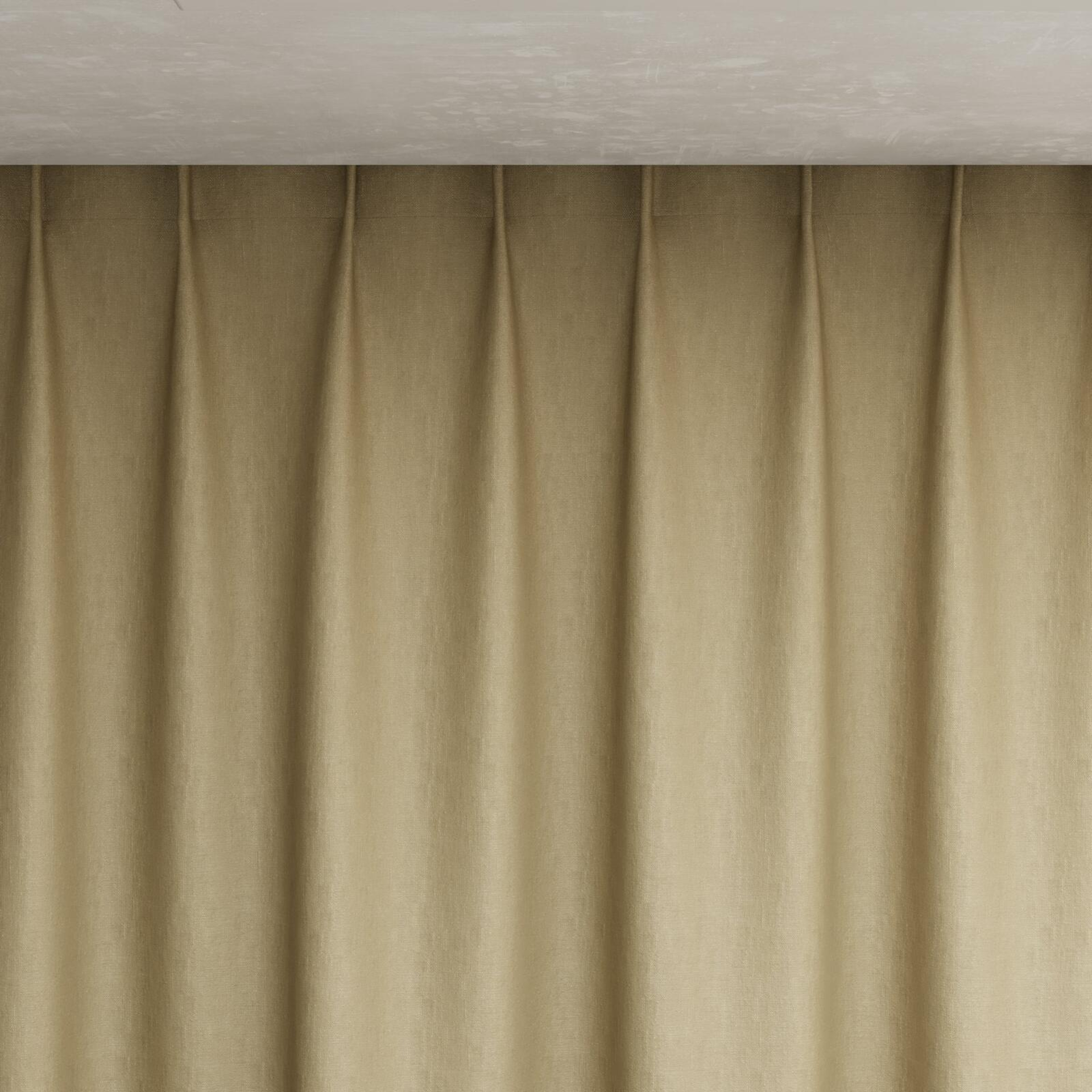 Top view of Eternal Hopsack, pinch pleat