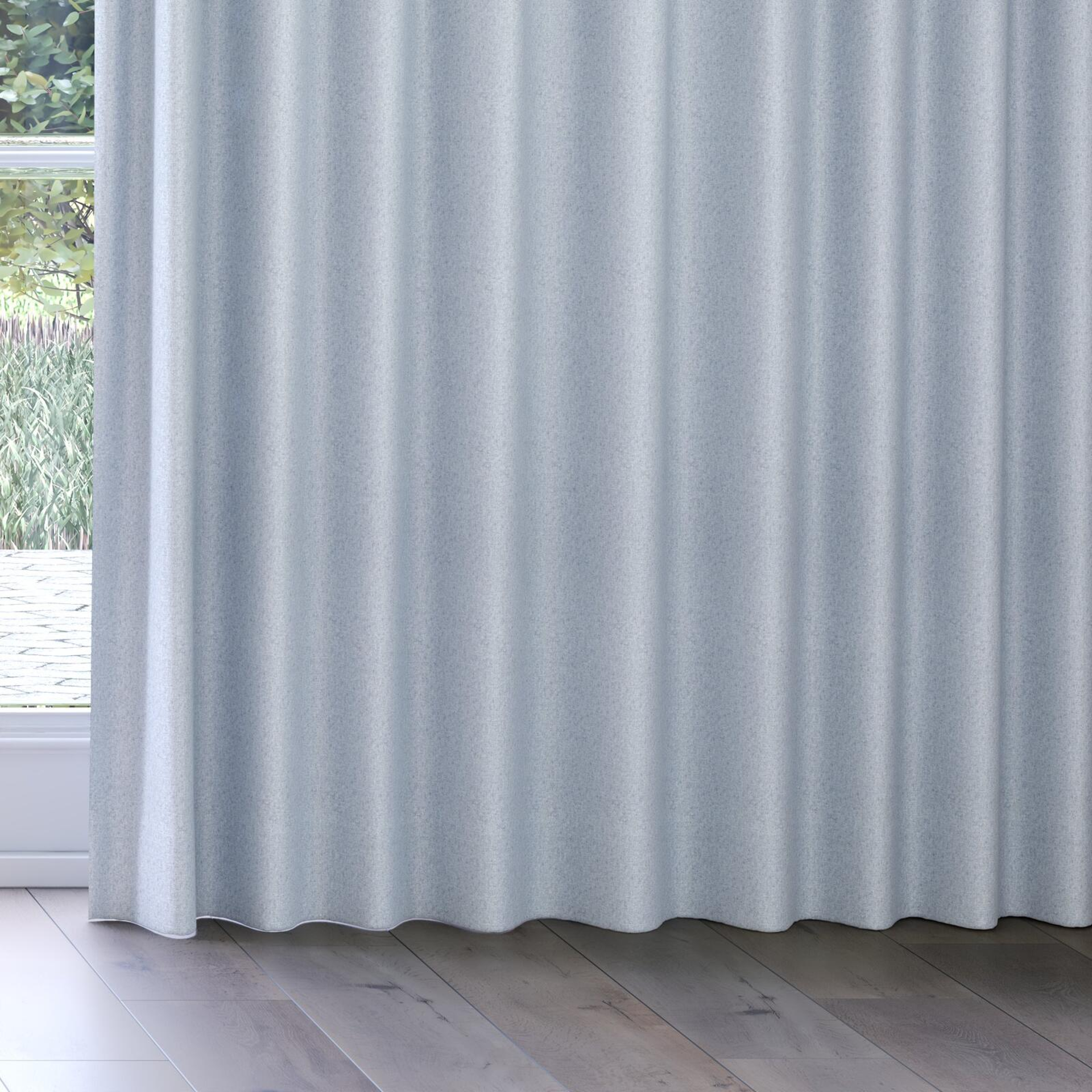 Bottom view of Liberate Sky, on curtain rail