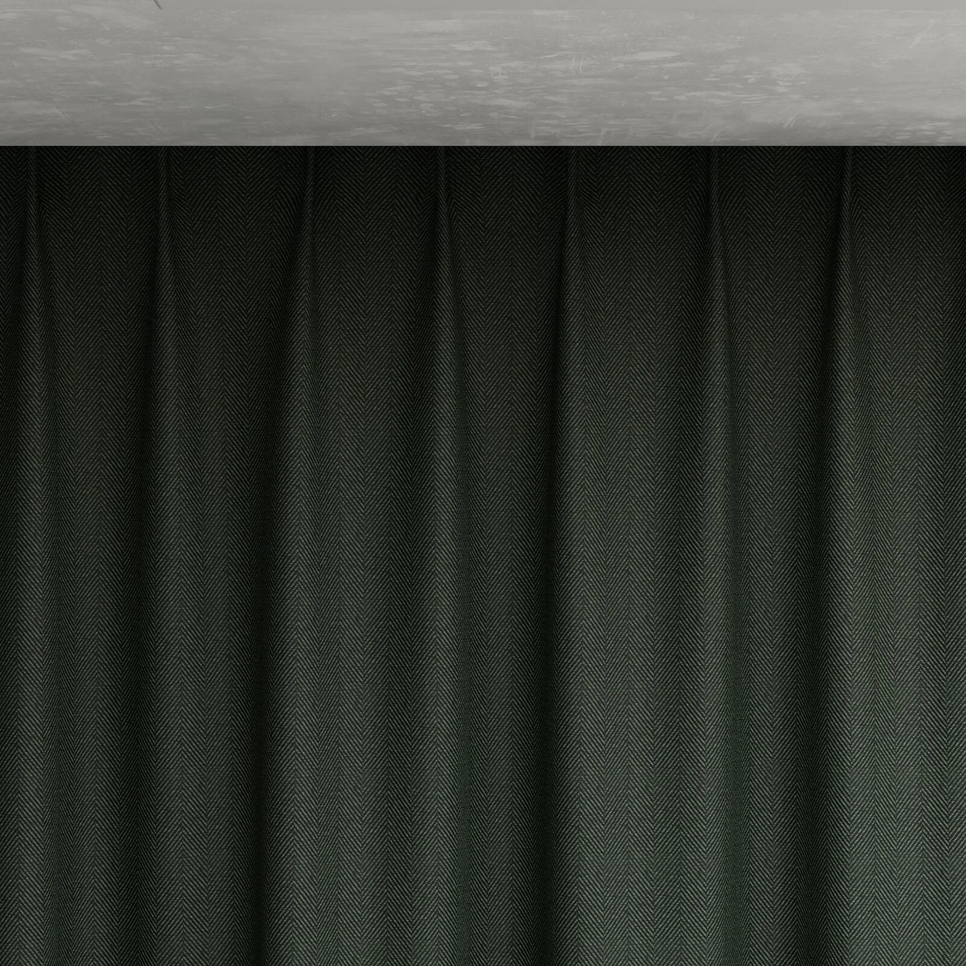 Top view of Trailblazer Forest, pinch pleat