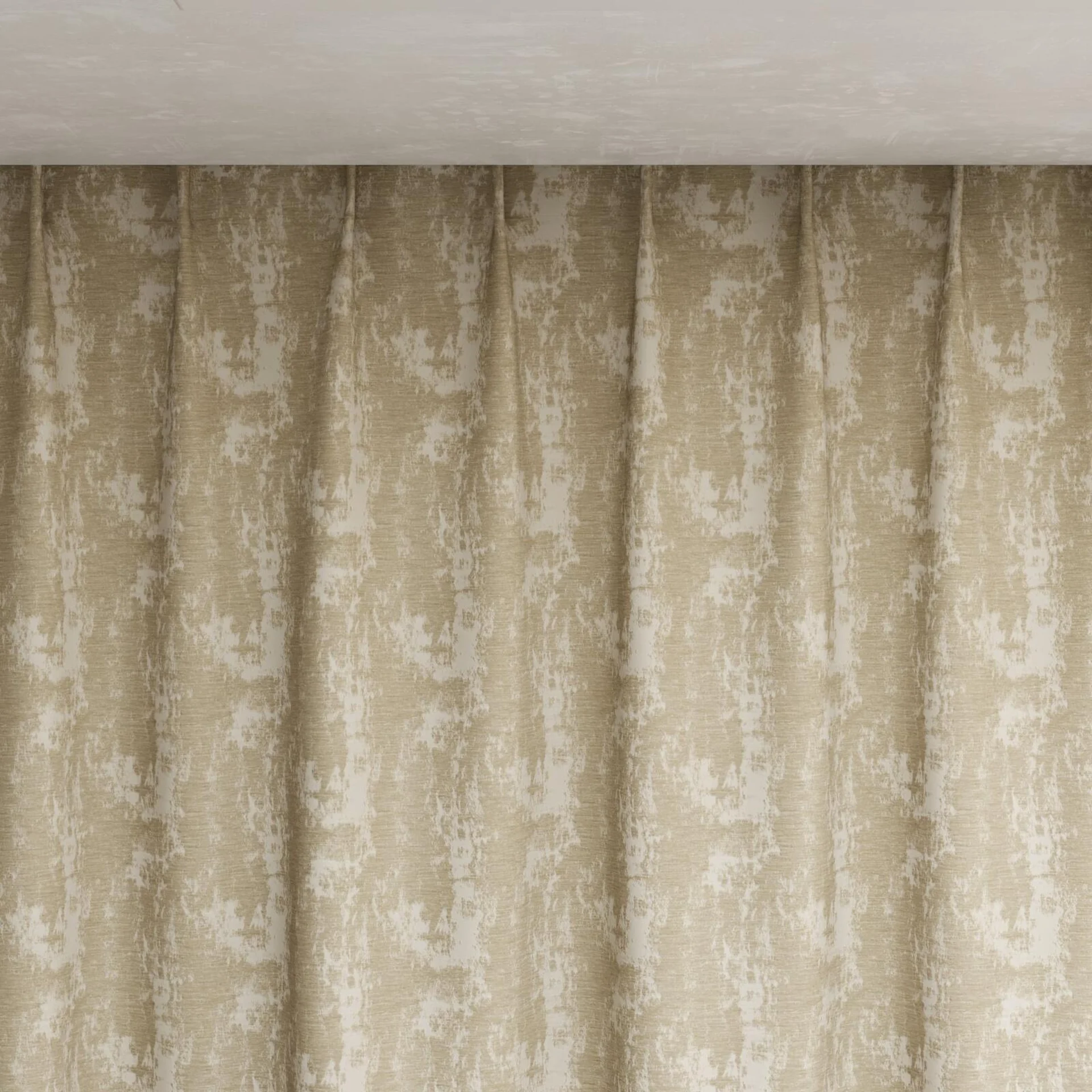 Top view of Innovation Oyster, pinch pleat