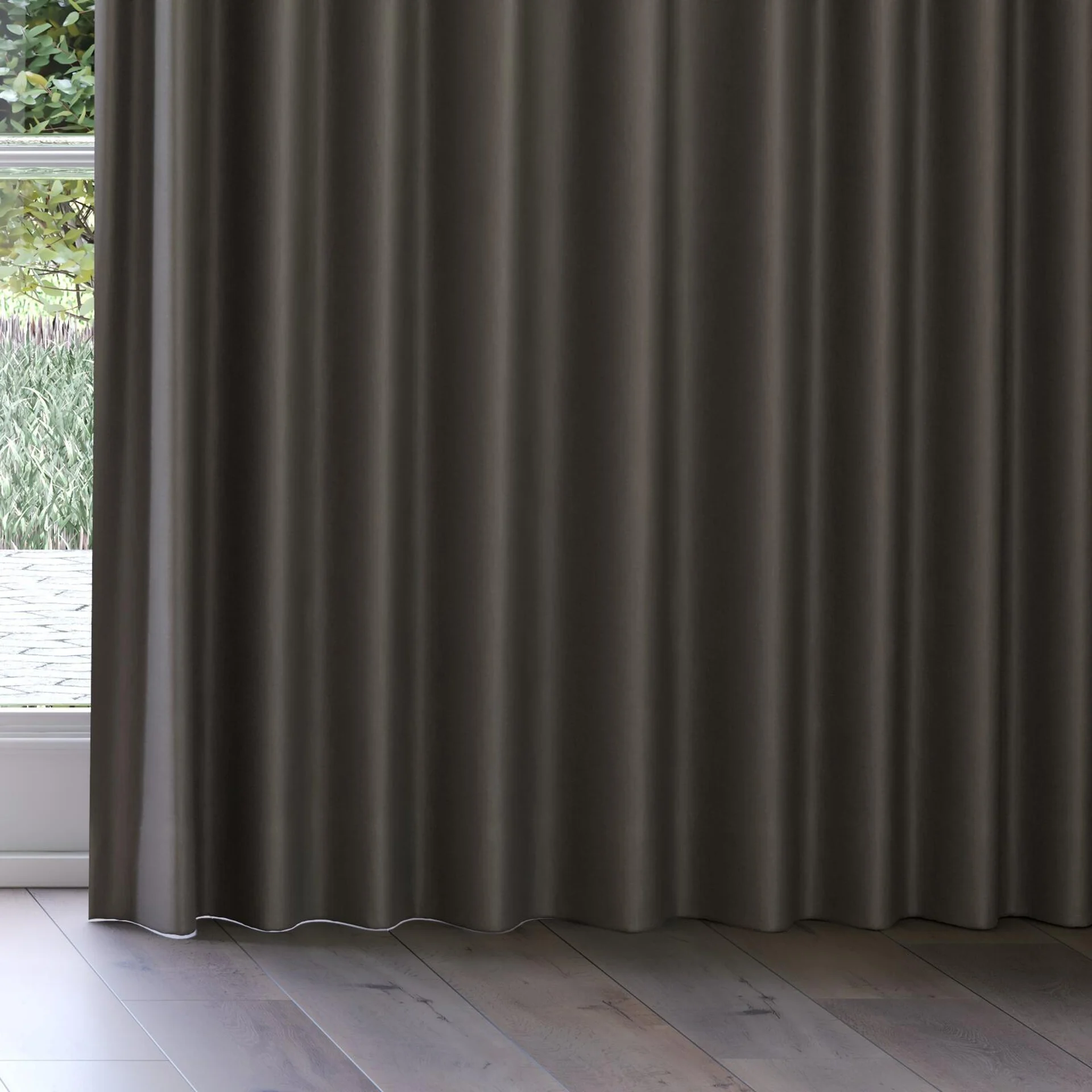 Bottom view of Kyoto Riverstone, on curtain rail