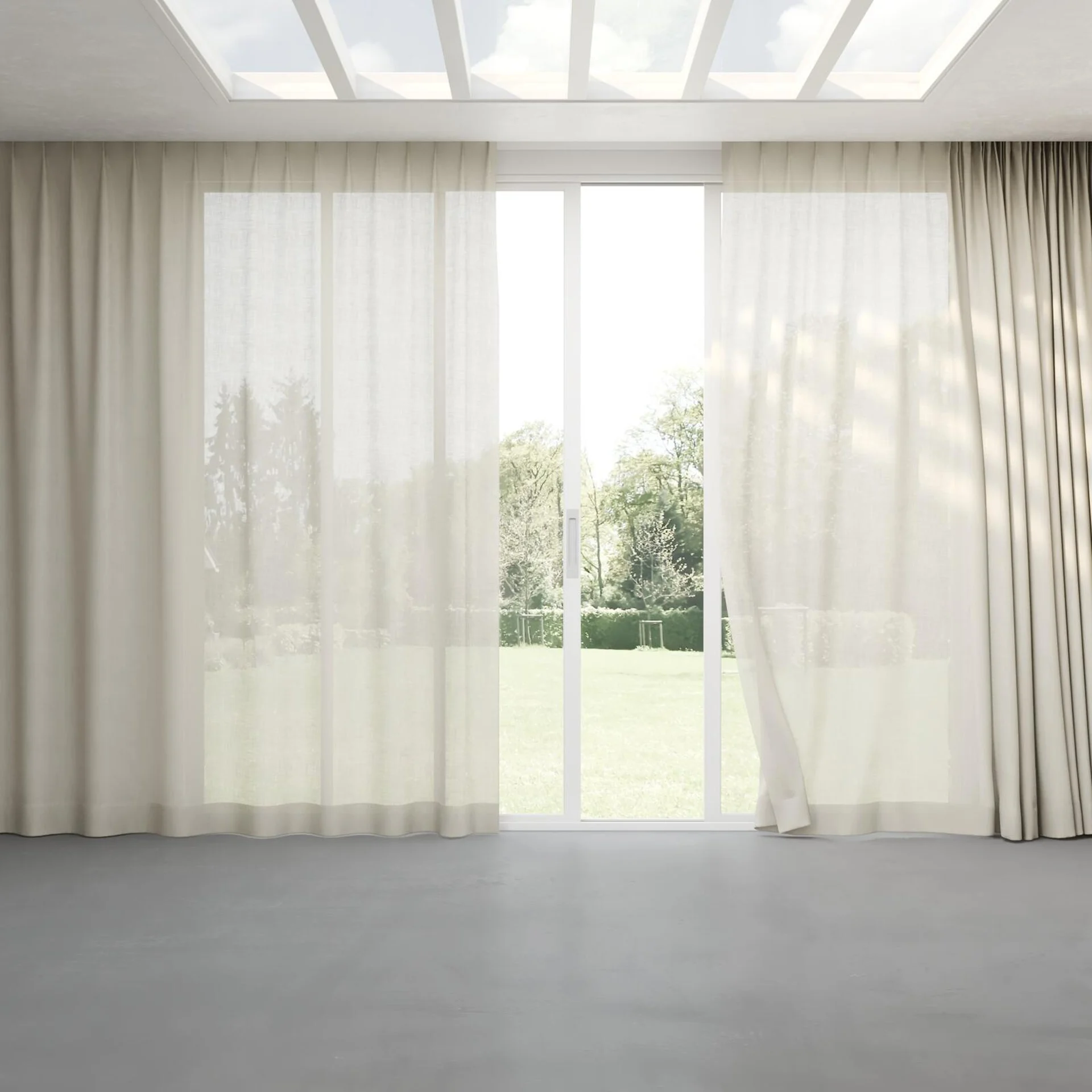 Full view of Release Dune, pinch pleat