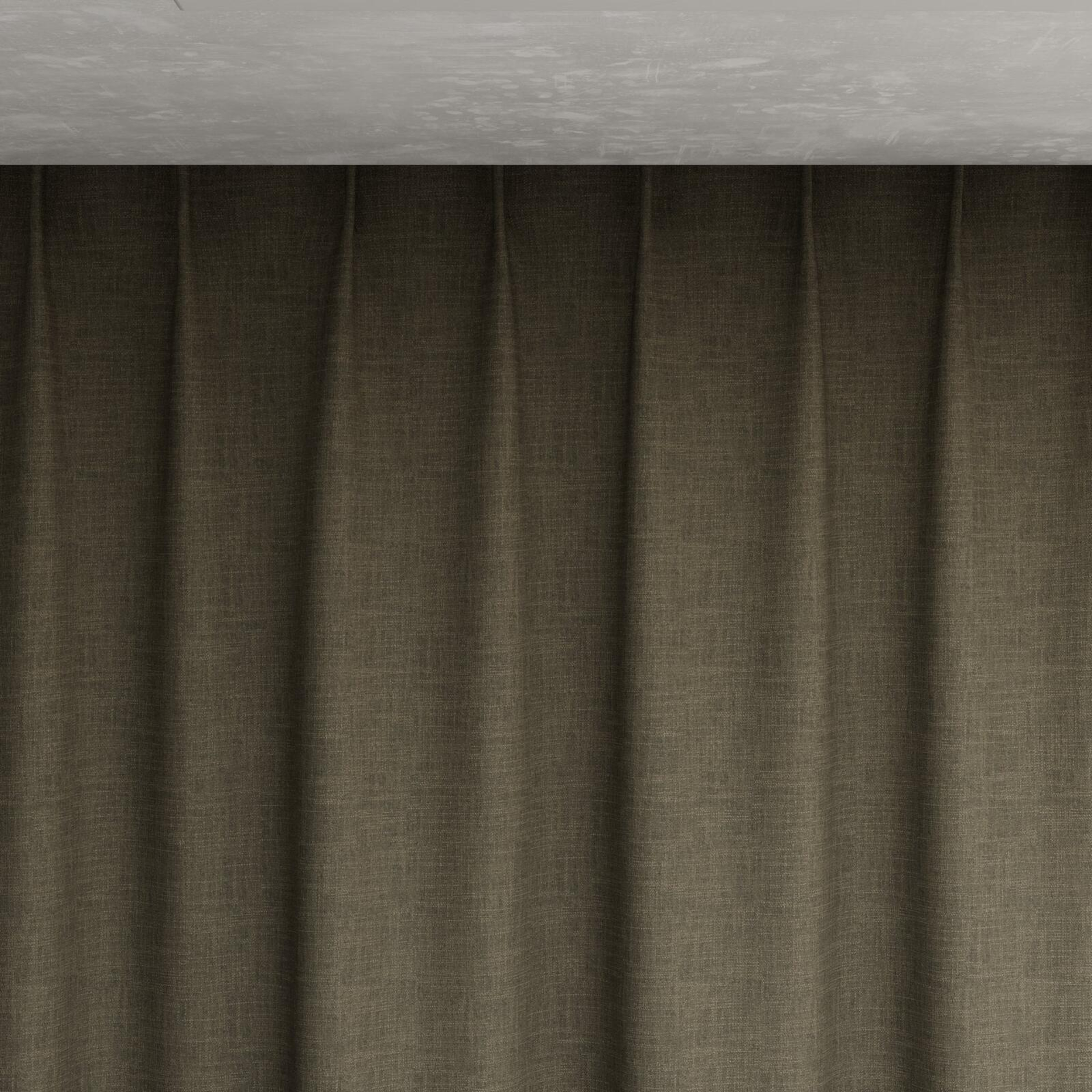 Top view of Mauritius Stone, pinch pleat