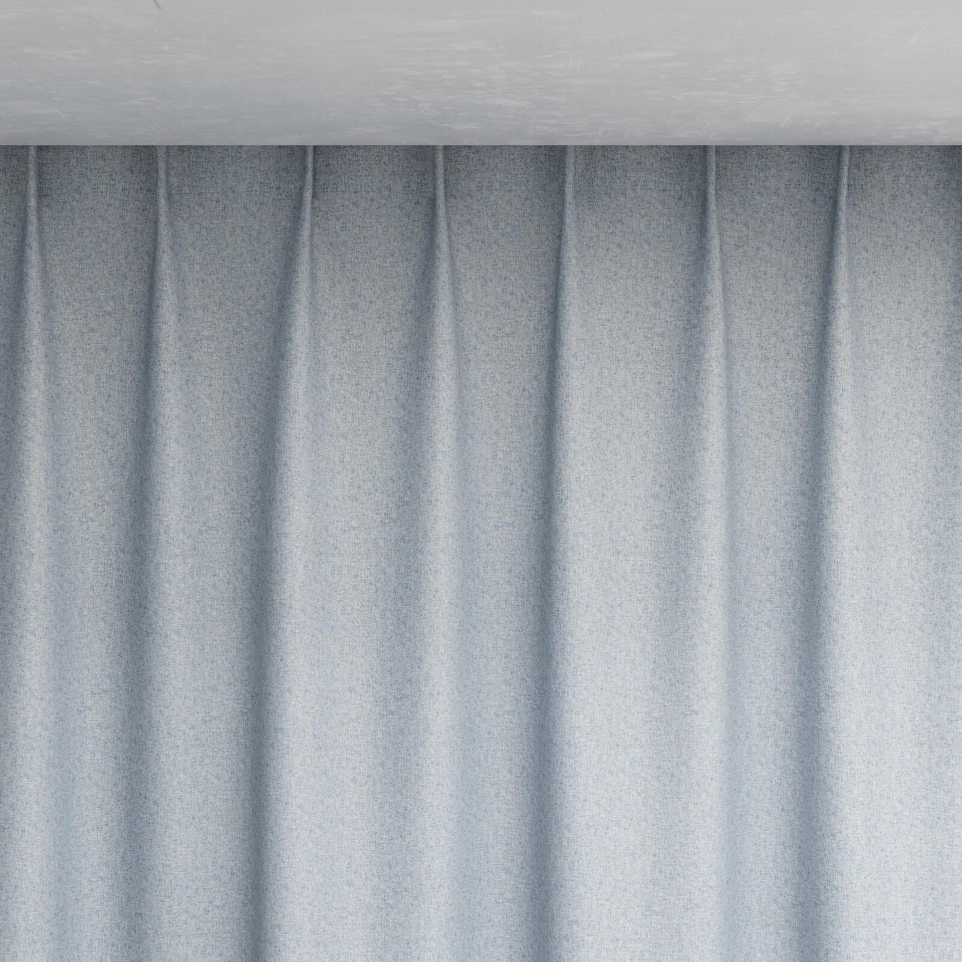 Top view of Liberate Sky, pinch pleat