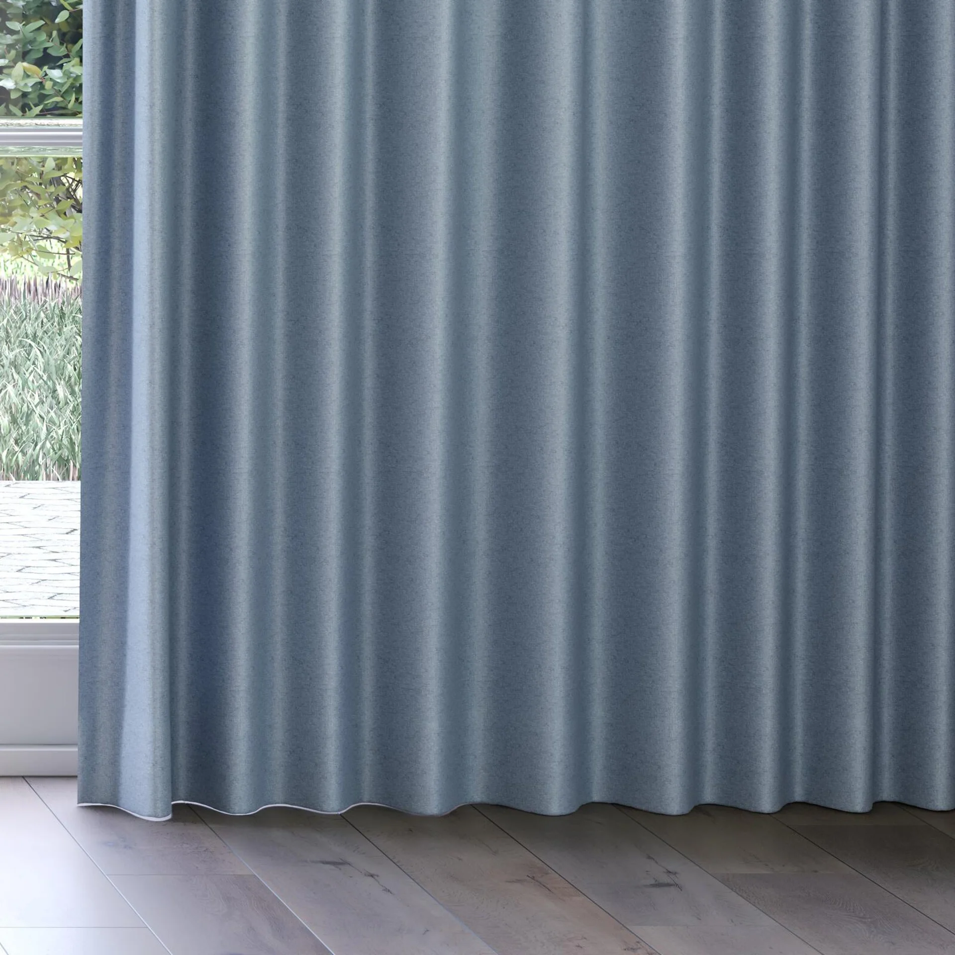 Bottom view of Grove Horizon, on curtain rail