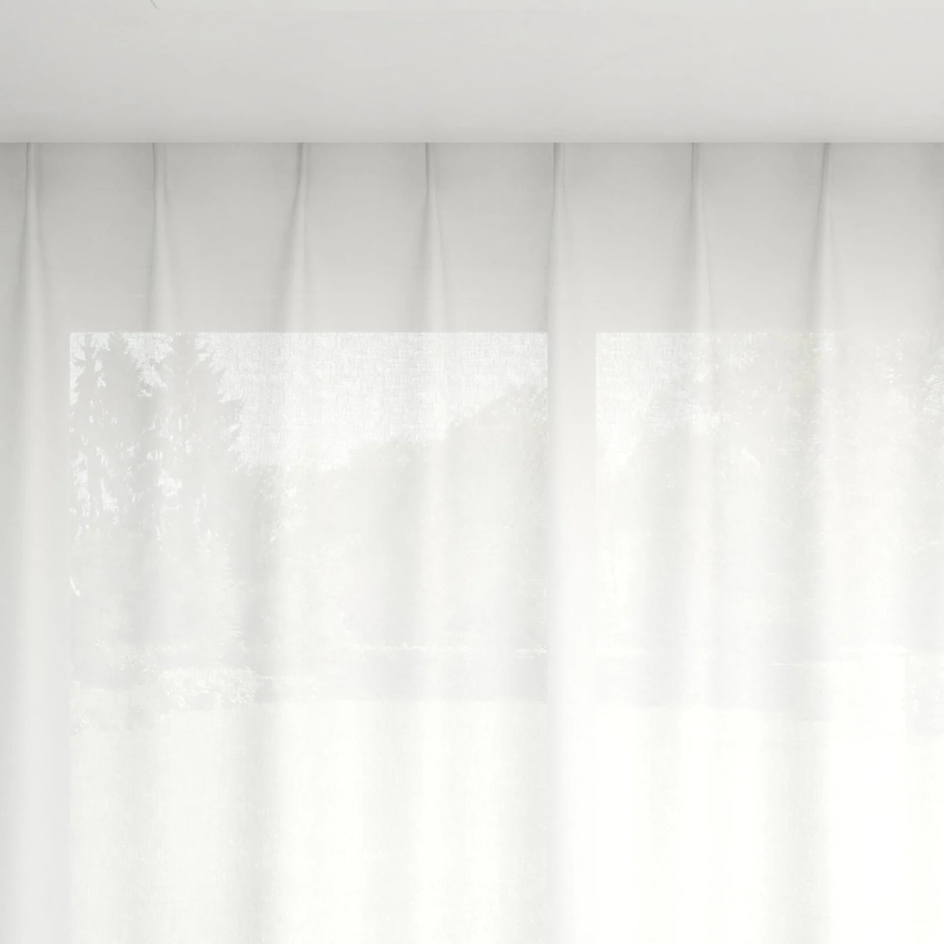 Top view of Linen Paper, pinch pleat