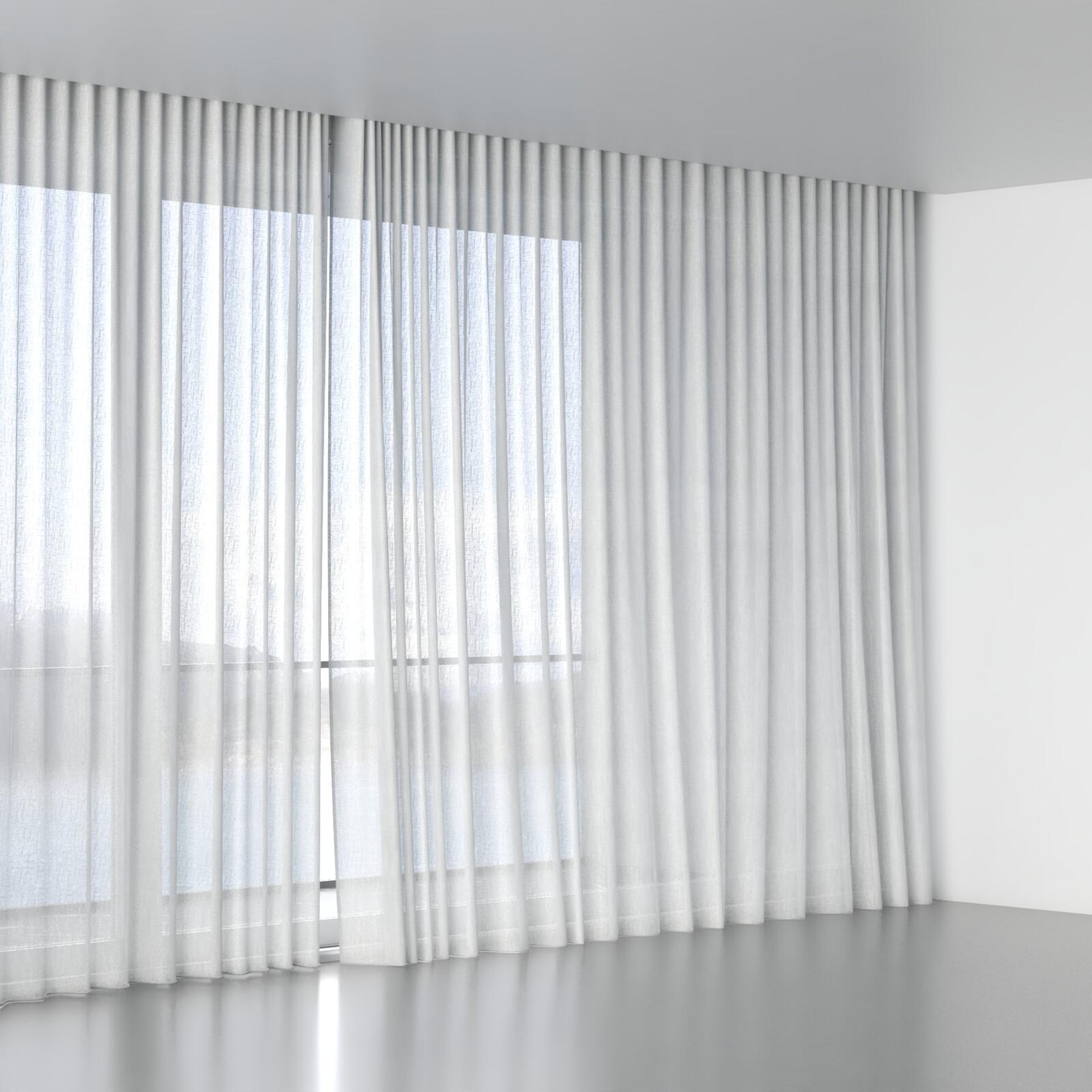Full view of Lucidity Pearl, wave pleat