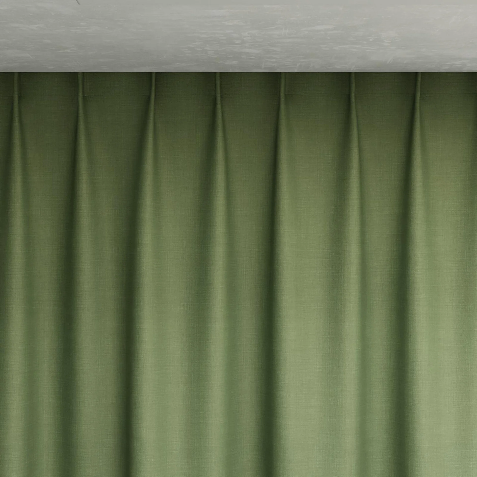 Top view of Loci Dim Out Palm, pinch pleat