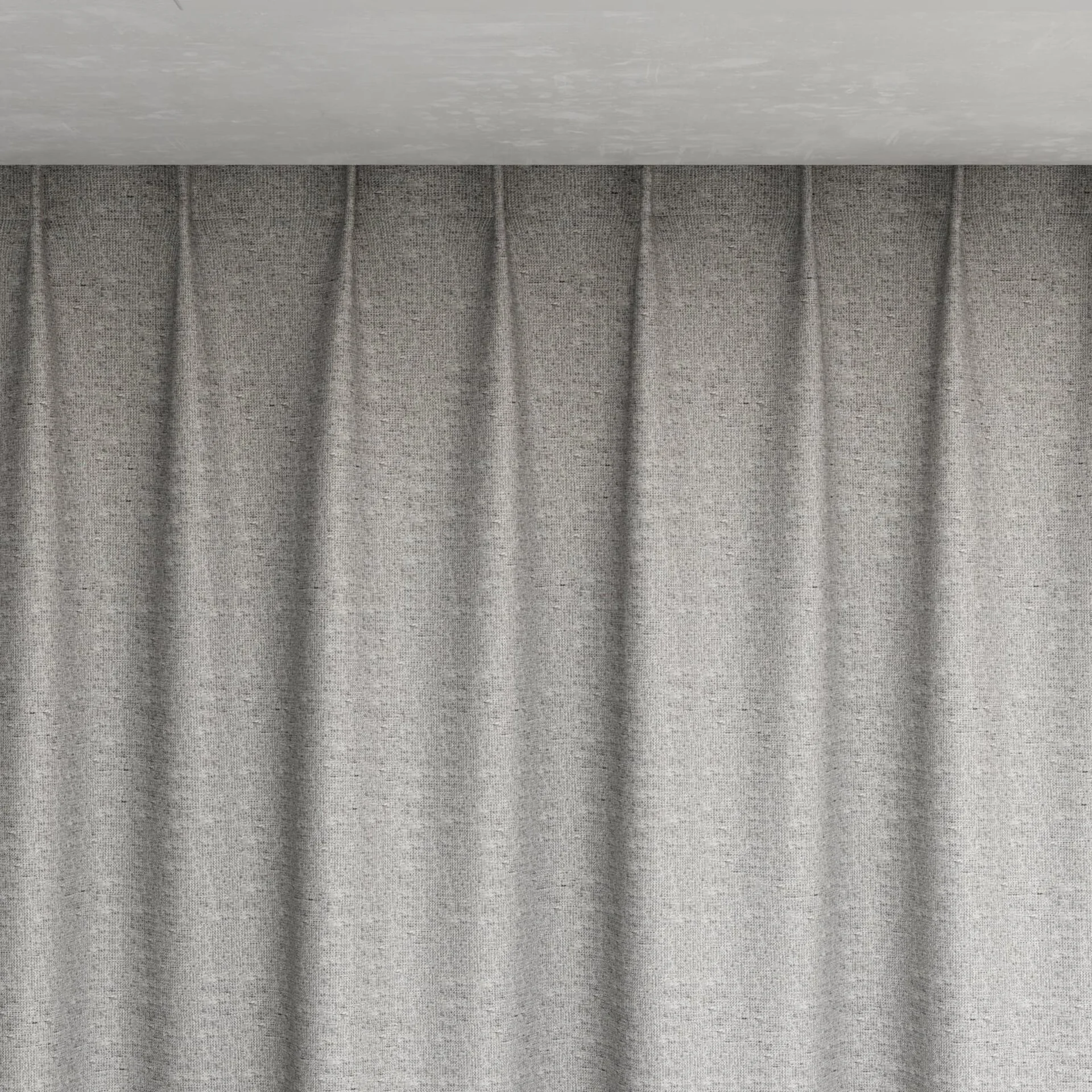 Top view of Ocean Obsidian, pinch pleat